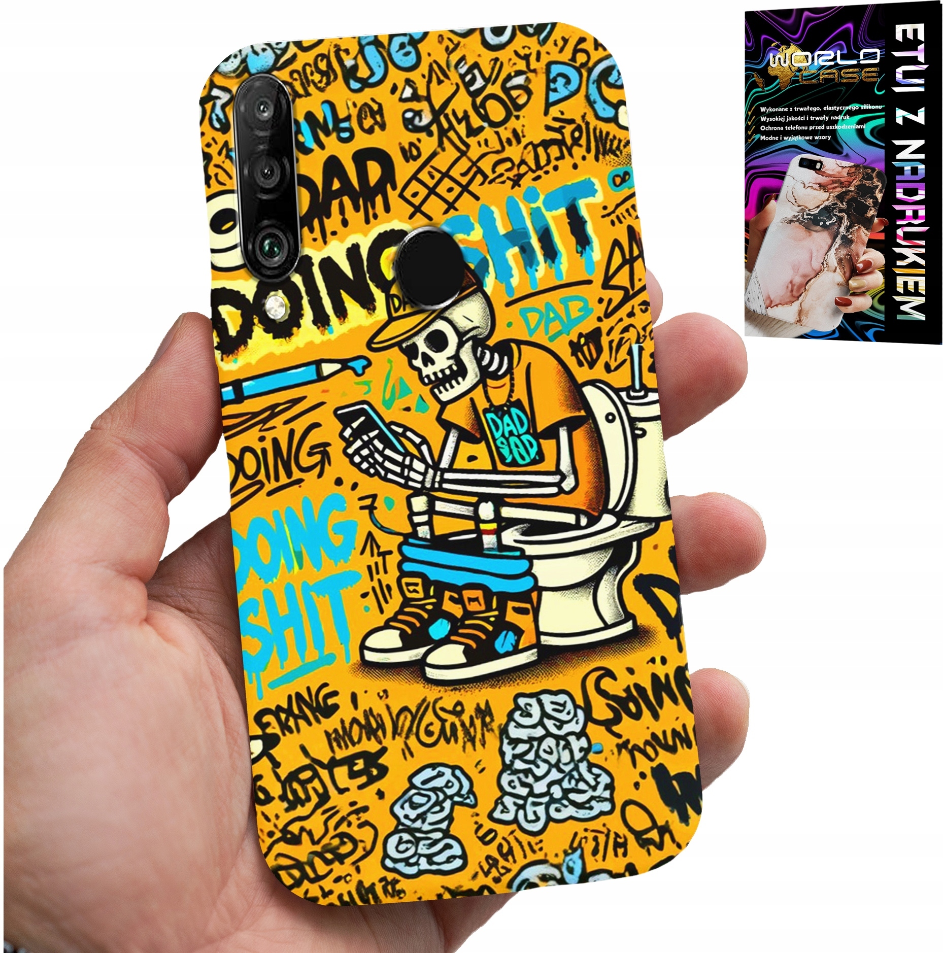 ETUI DO HUAWEI P30 LITE - DOING SHIT KOŚCIOTRUP NA KIBLU CASE