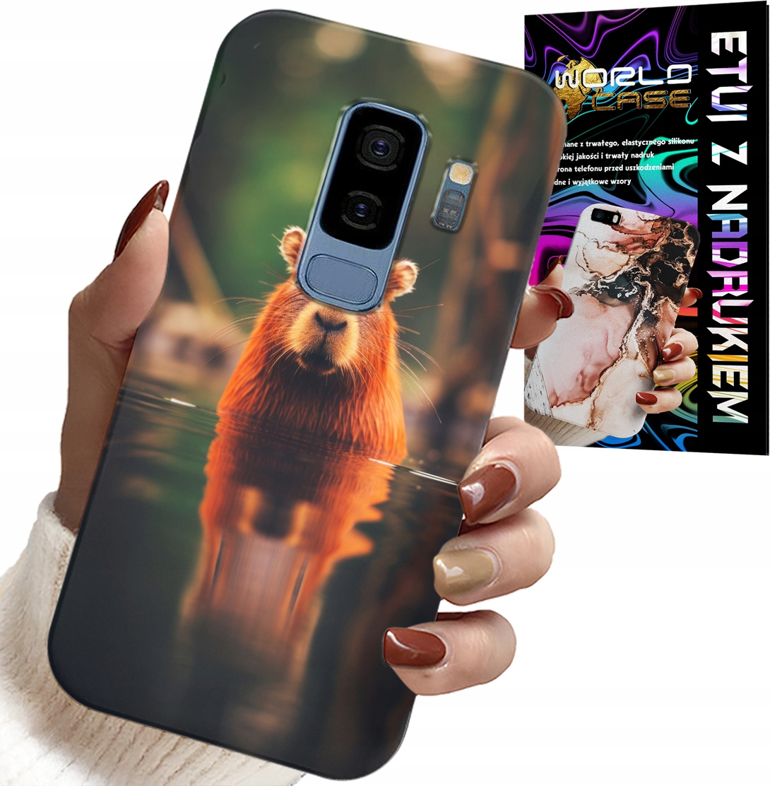 ETUI DO SAMSUNG GALAXY S9 PLUS - SŁODKA KAPIBARA, CAPIBARA, WIELE WZORÓW