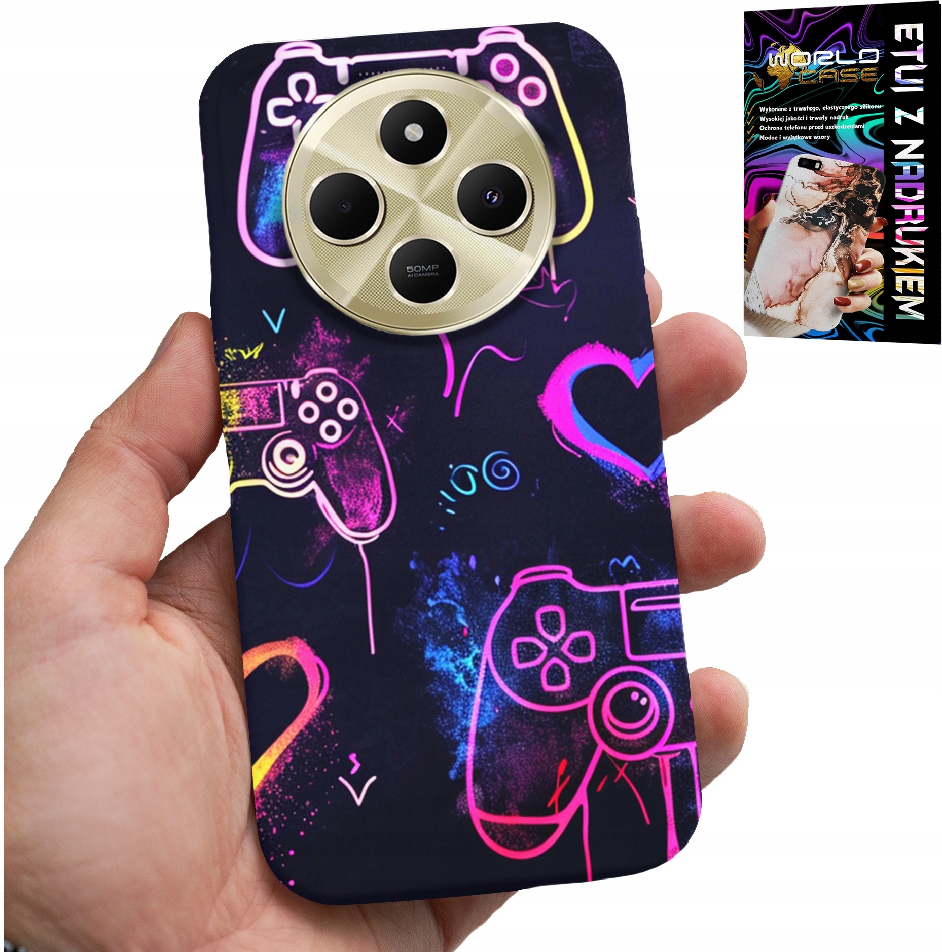 ETUI DO XIAOMI REDMI 14C 4G - CASE DLA GRACZA, GRA, WZORY DLA GAMERA