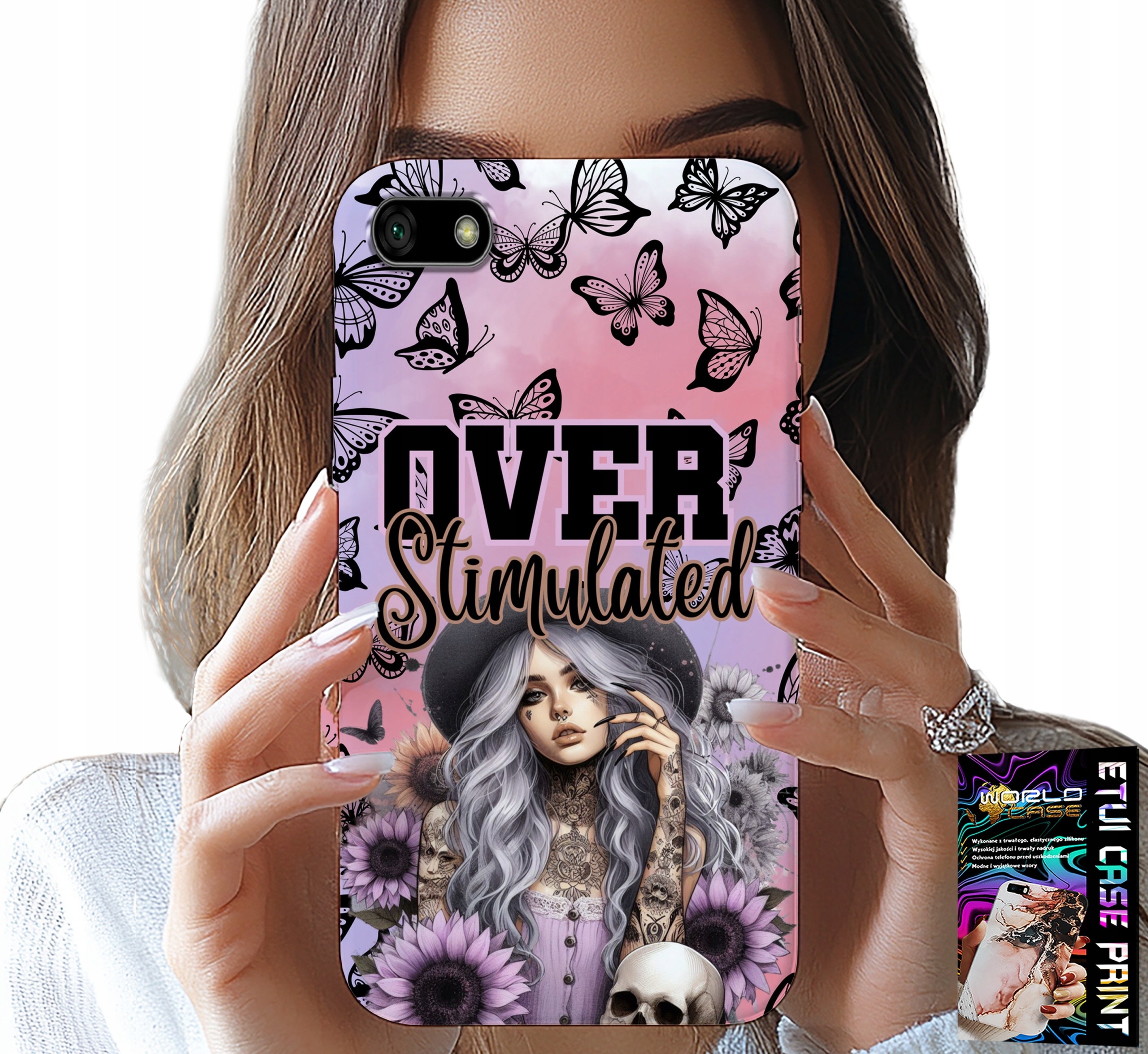 ETUI DO HUAWEI Y5 2018 - OVER STIMULATED, NASTOLETNIE WZORY, CASE