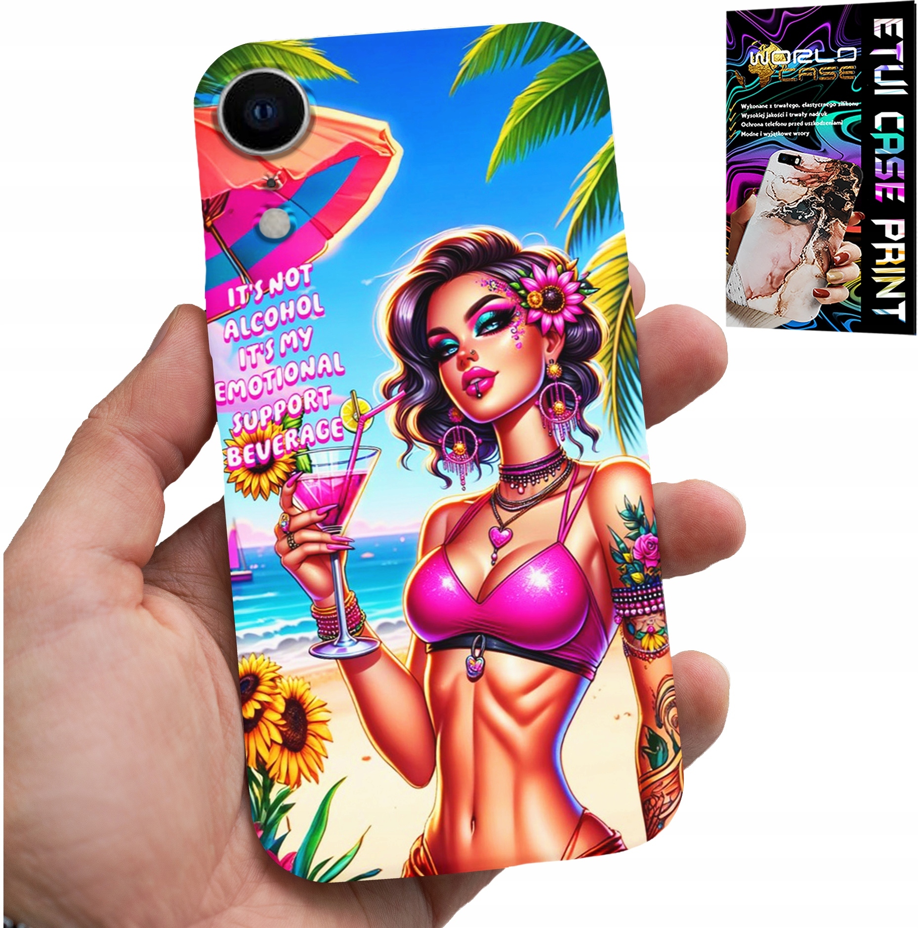 ETUI DO IPHONE XR - IT'S NOT ALCOHOL IT'S MY EMOTIONAL CASE