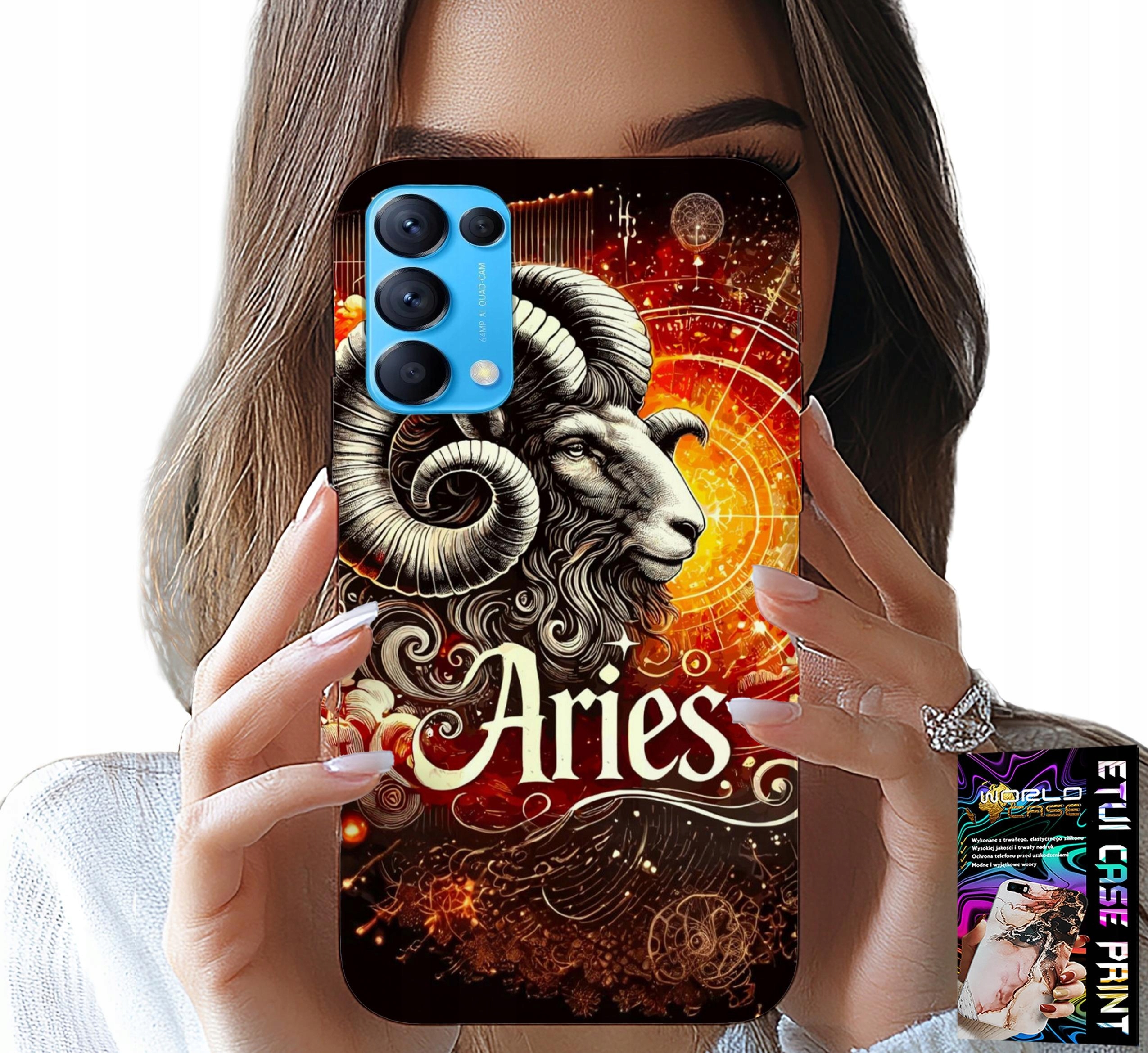 ETUI DO OPPO FIND X3 LITE - ZNAK ZODIAKU, KOZIOROŻEC, ASTRONOMIA