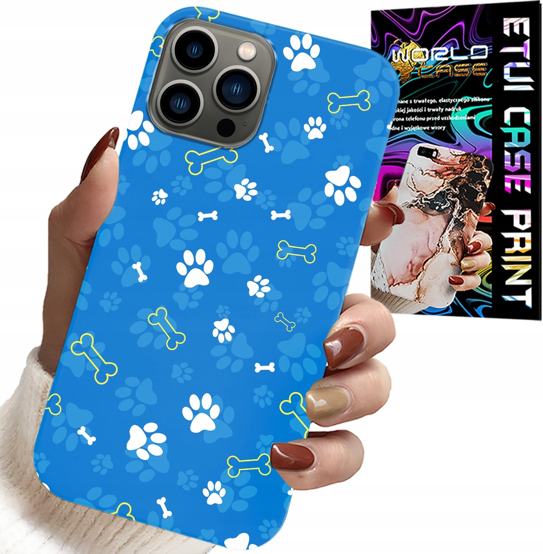 ETUI DO IPHONE 12 PRO - ŁAPKI KOŚCI PIES PATROL WZORY DLA DZIECI