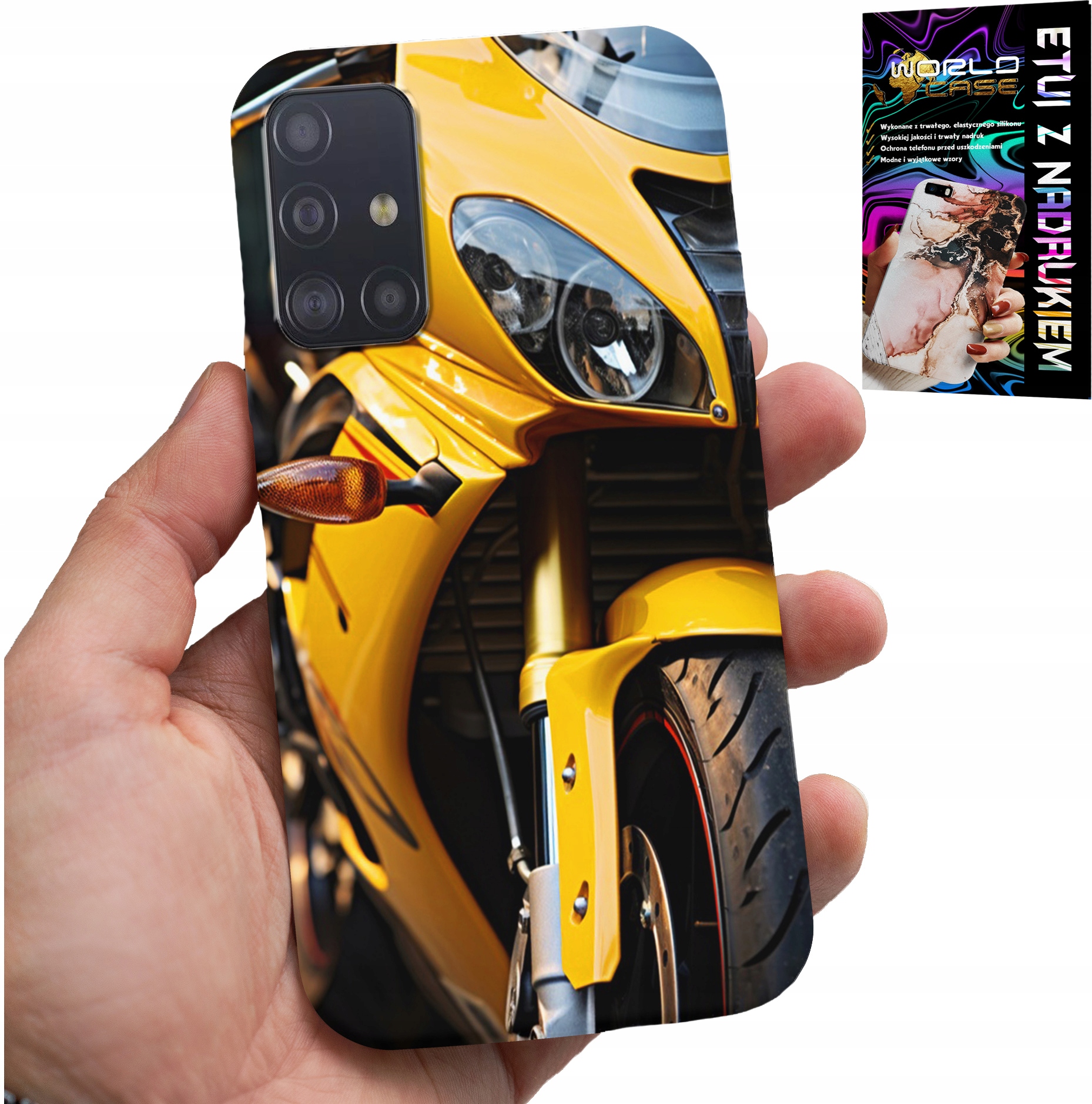 ETUI DO SAMSUNG GALAXY M31S - MOTOR MOTOCYKL FAN OBUDOWA CASE PLECKI