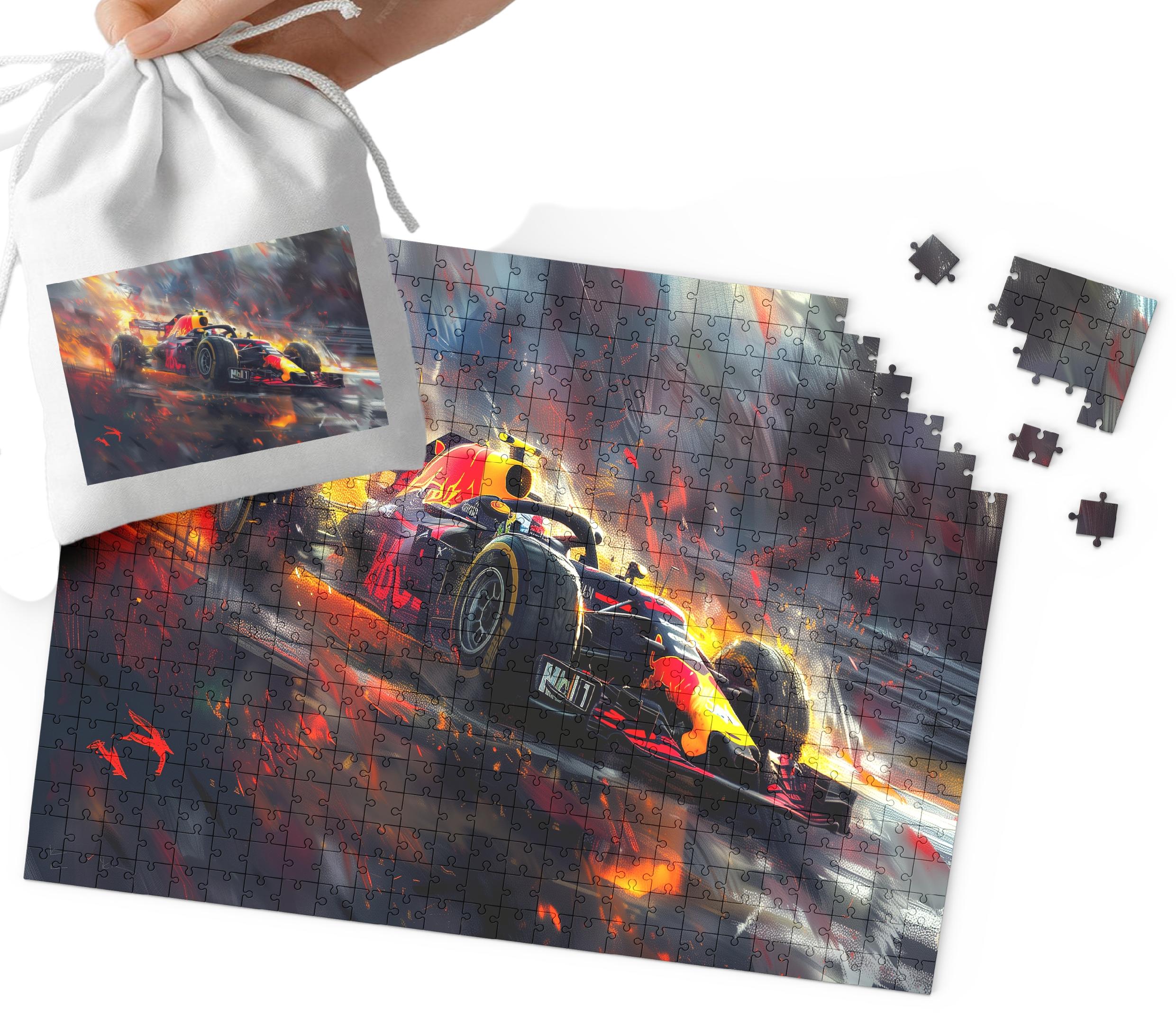 PUZZLE - FORMUŁA 1 F1 SUPER WZORY 24el + WORECZEK