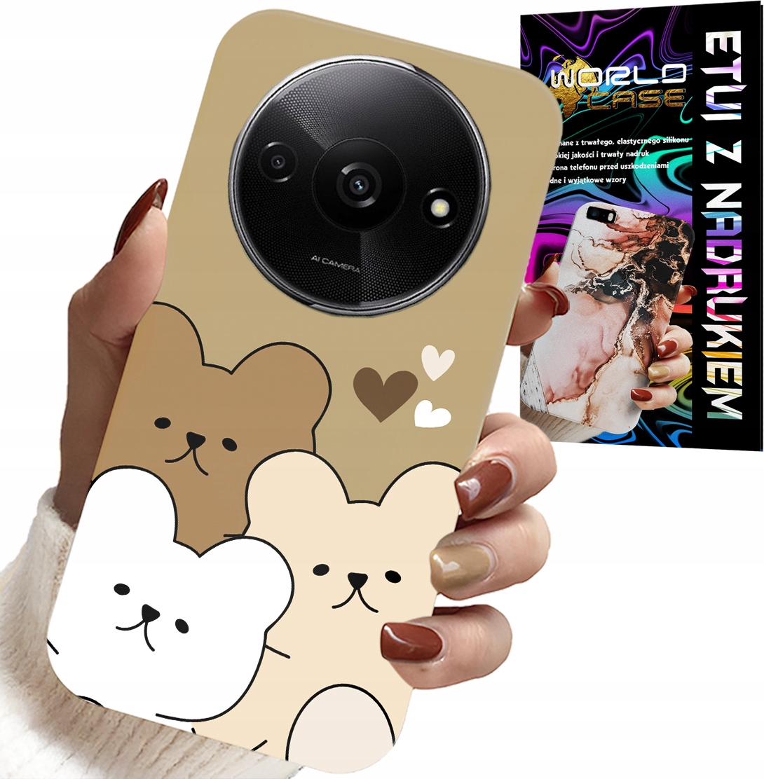 ETUI DO XIAOMI REDMI A3 - MIŚ, MISIE WZORY DLA NAJMŁODSZYCH DZIECI