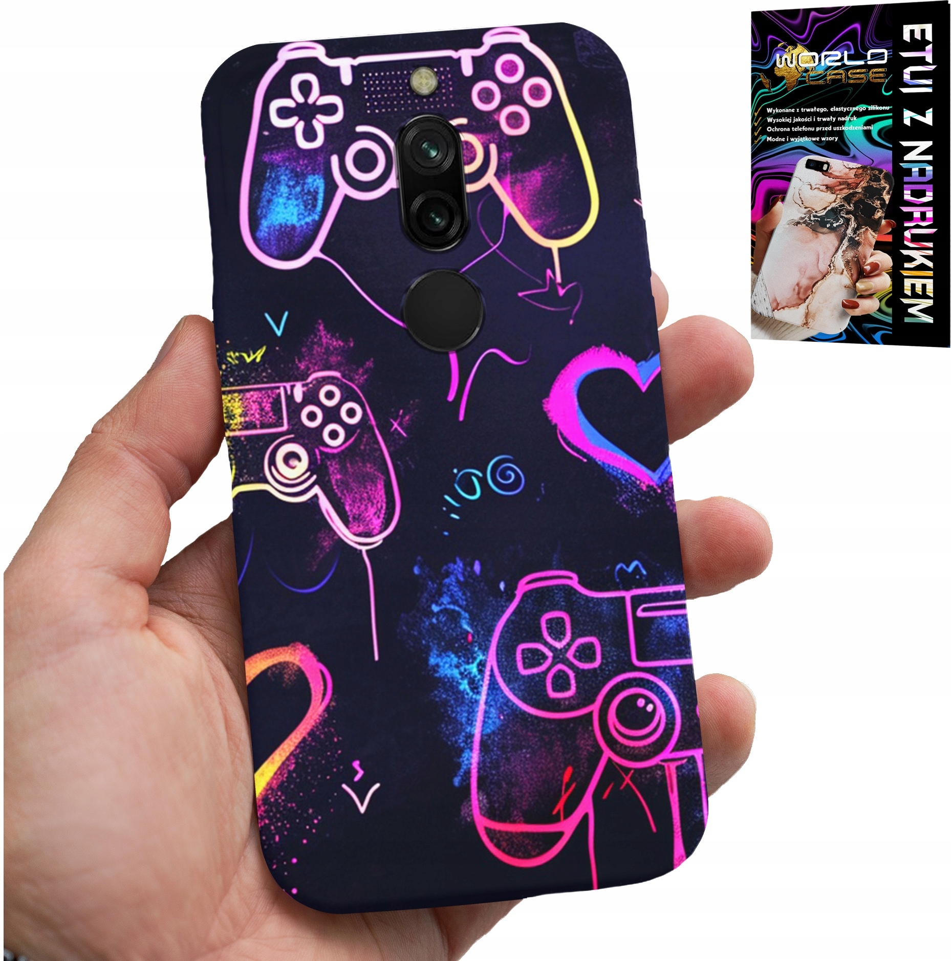 ETUI DO XIAOMI REDMI 8 - CASE DLA GRACZA, GRA, WZORY DLA GAMERA