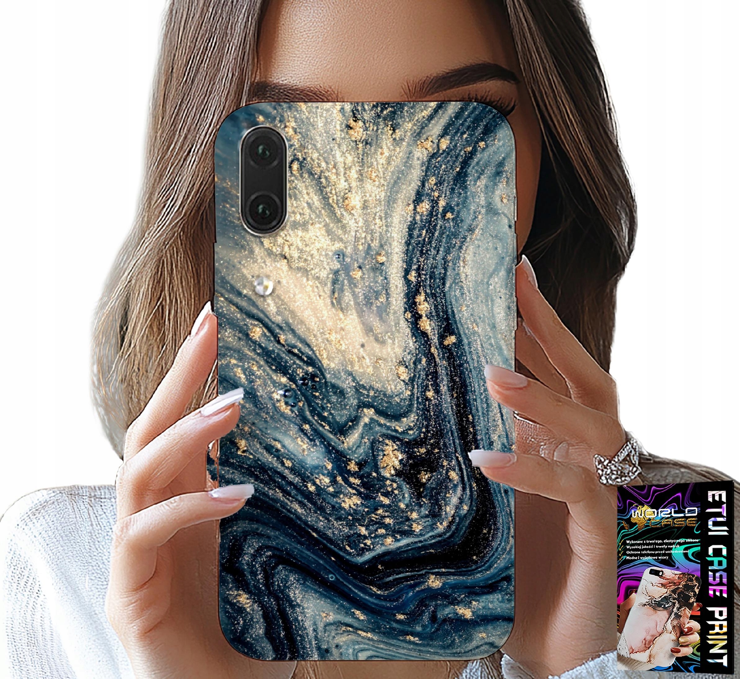 ETUI DO HUAWEI P20 - KAMIENNE ELEGANCKIE WZORY OBUDOWA CASE