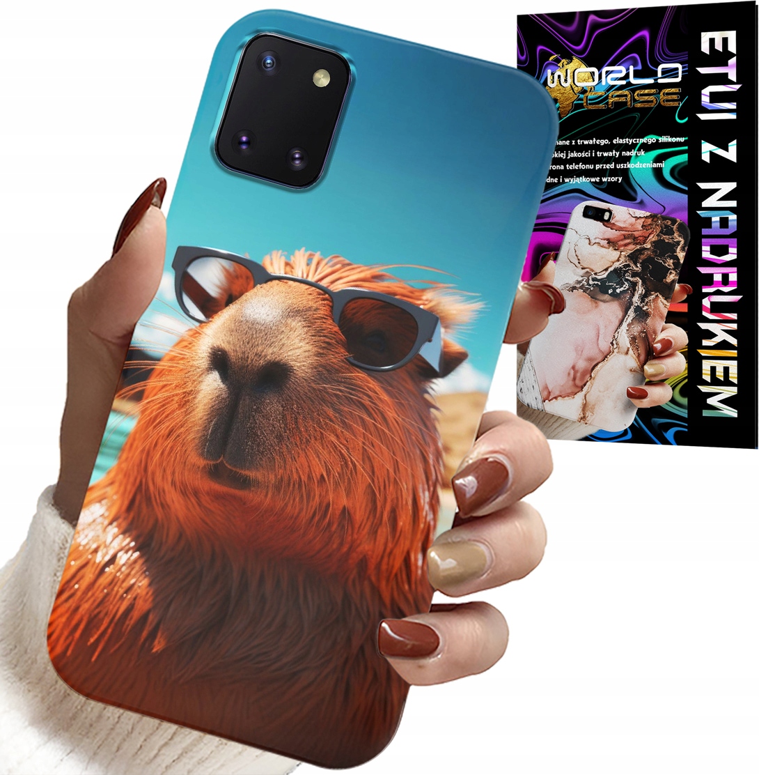 ETUI DO SAMSUNG GALAXY A81 - SŁODKA KAPIBARA, CAPIBARA CASE + SZKŁO