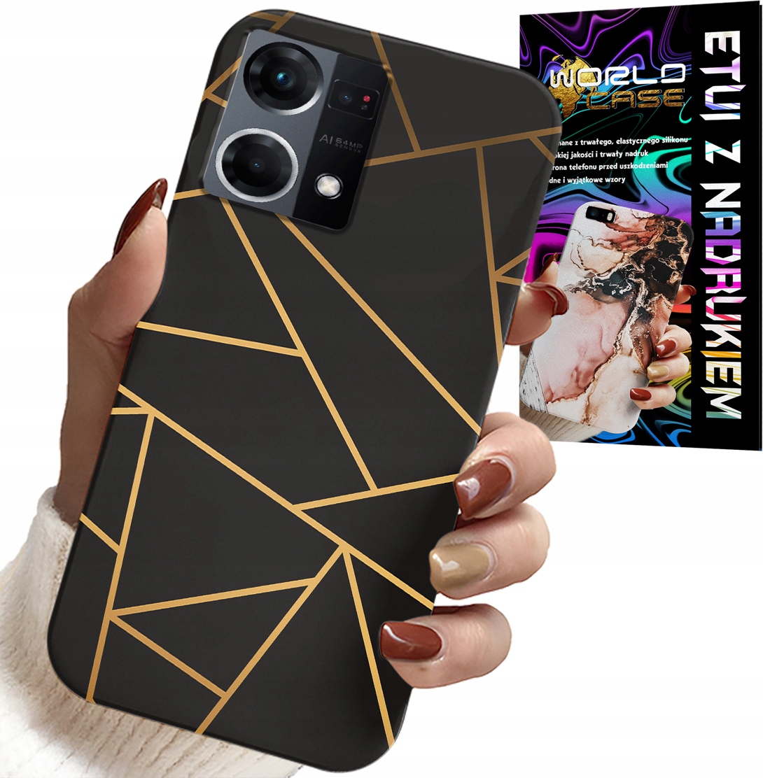 ETUI DO OPPO RENO7 4G - ELEGANCKIE MODNE WZORY OBUDOWA CASE