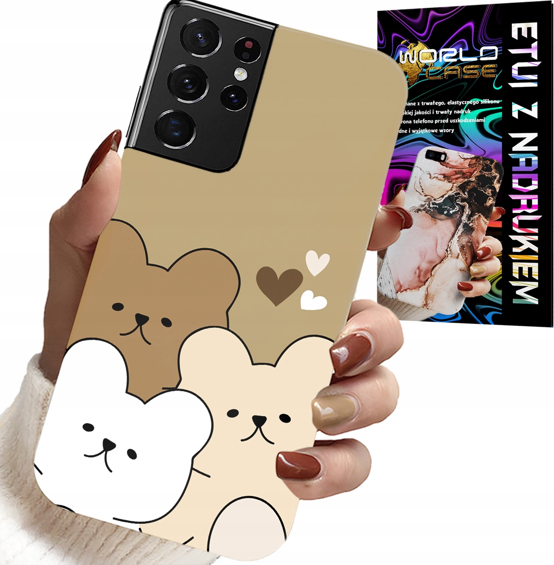 ETUI DO SAMSUNG GALAXY S21 Ultra - MIŚ, MISIE WZORY DLA NAJMŁODSZYCH DZIECI