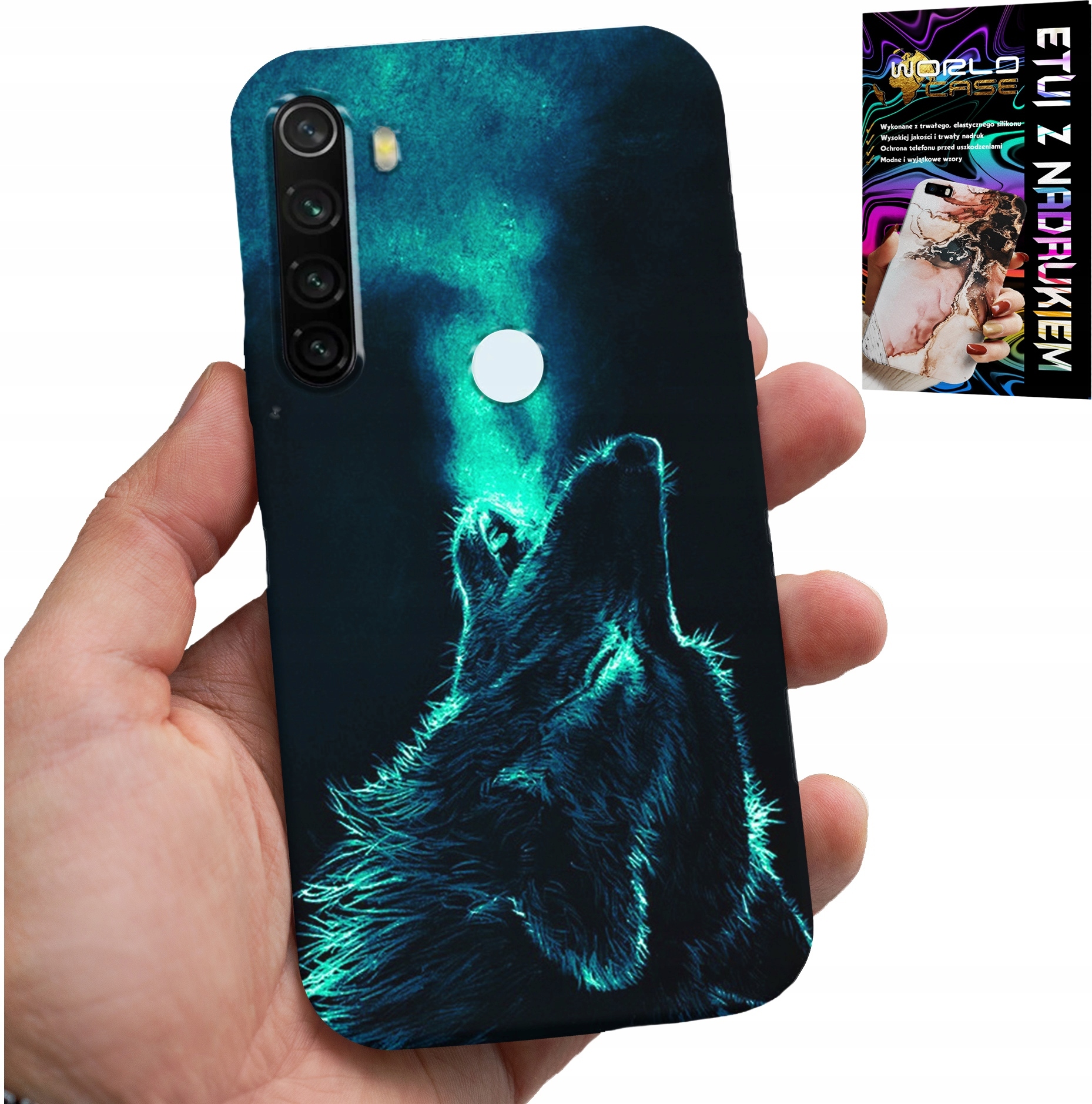 ETUI DO XIAOMI NOTE 8T - WILK WILKI WATAHA SUPER WZORY OBUDOWA