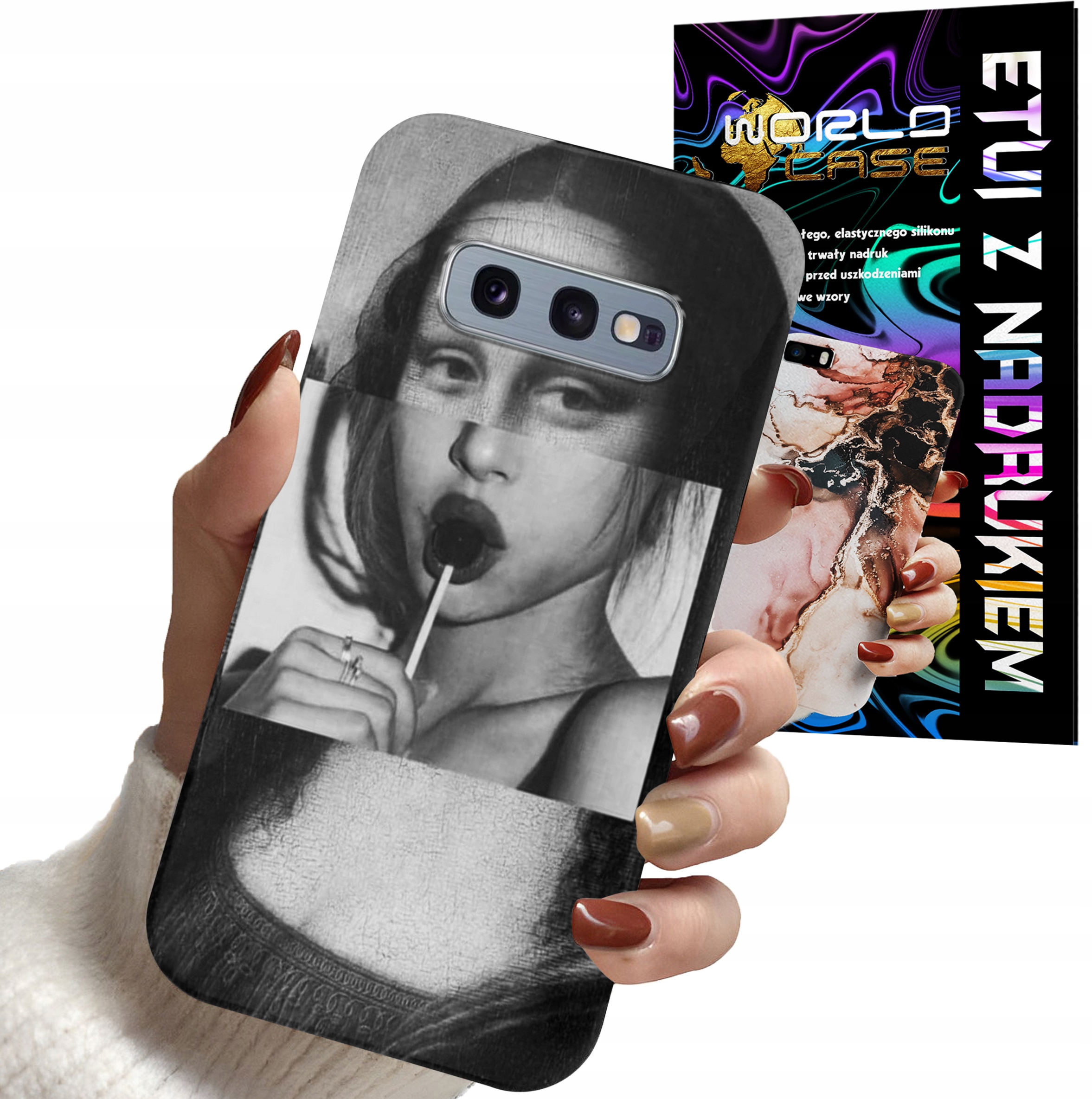 ETUI CASE DO SAMSUNG S10E - MONA LISA WZORY DLA KOBIET PLECKI OBUDOWA