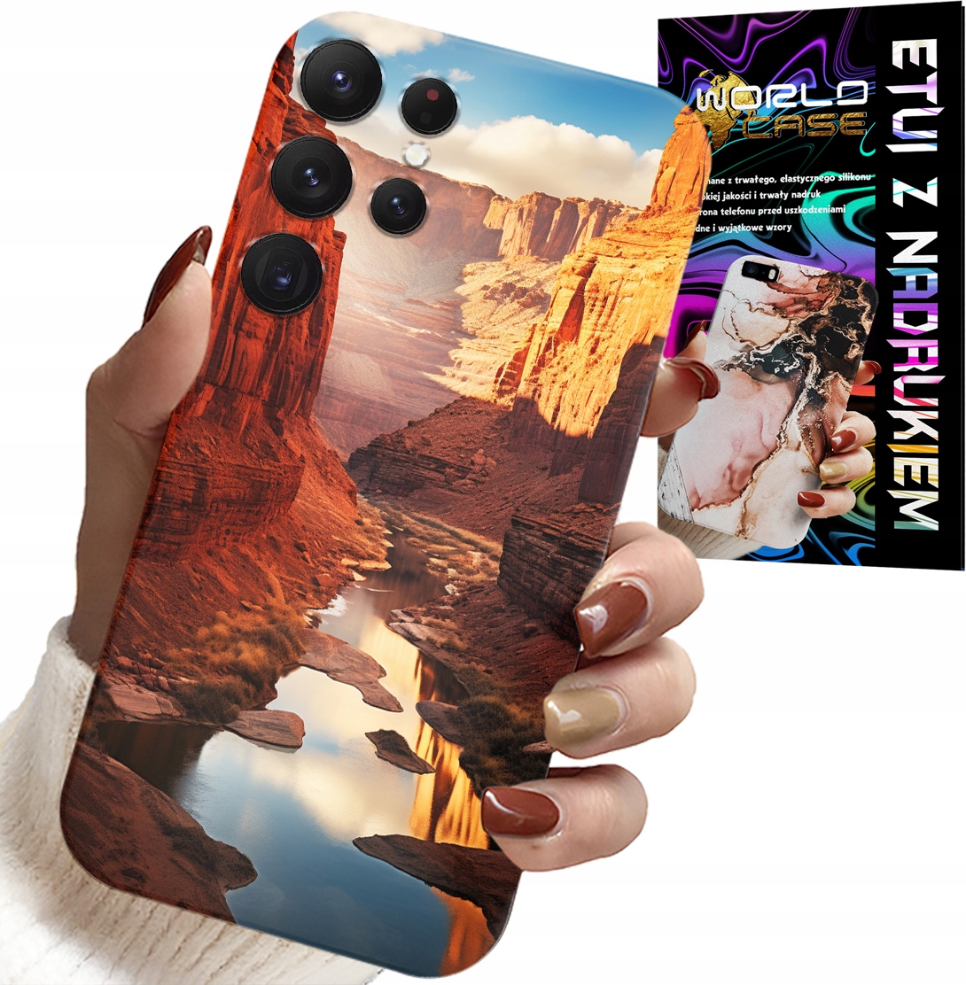 ETUI DO SAMSUNG GALAXY S24 ULTRA - WIELKI KANION PUSTYNIA PIĘKNE WZORY CASE