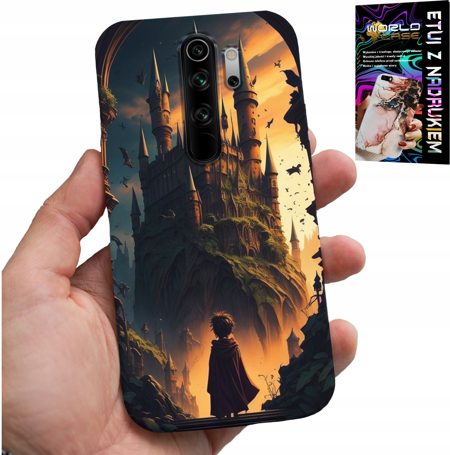 ETUI DO XIAOMI NOTE 8 PRO - CASE DLA FANA MAGII MAGÓW RÓŻDŻKA ZAMEK