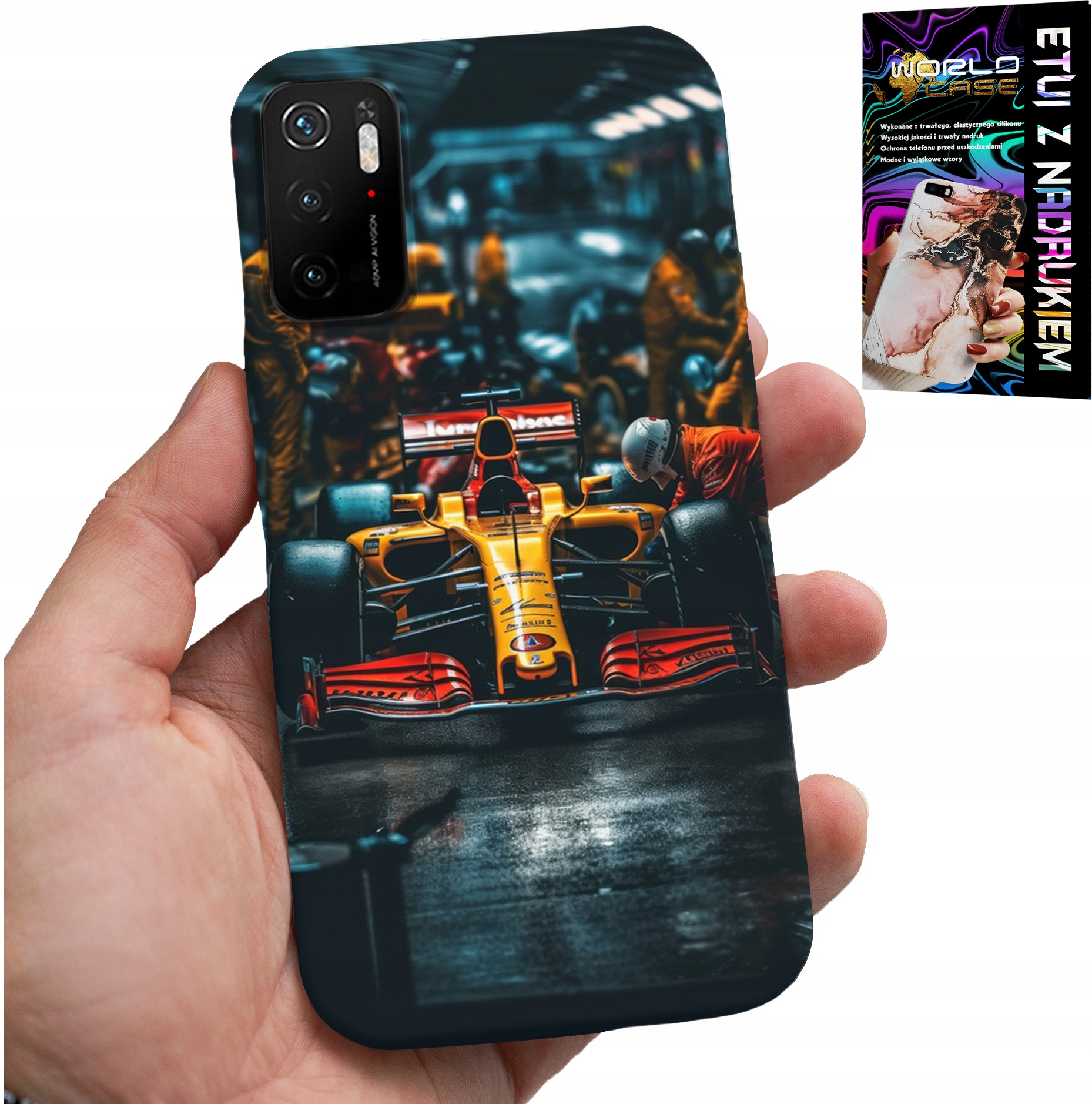 ETUI DO XIAOMI POCO M3 PRO 5G - F1 FORMUŁA 1 BOLIDY WYŚCIGI WIELE WZORÓW