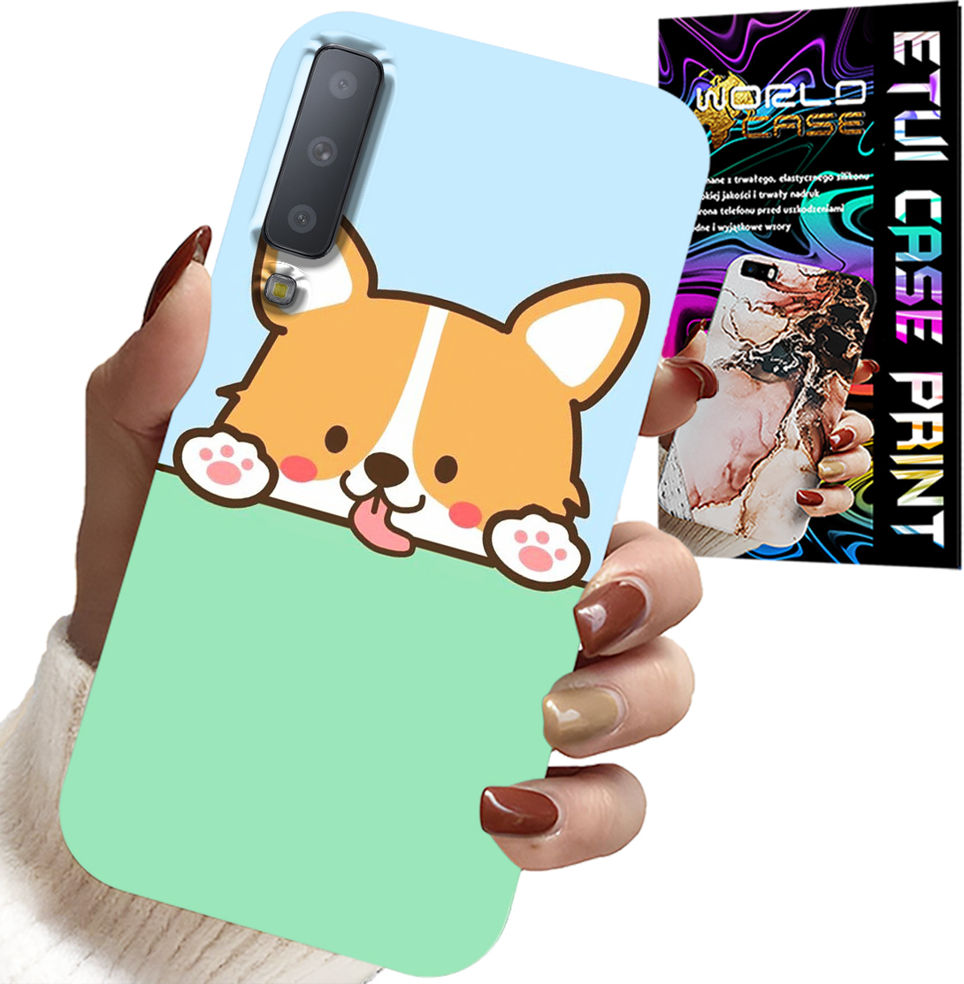 ETUI DO SAMSUNG A7 2018 - SŁODKI PIESEK WZORY Z BAJEK POKROWIEC