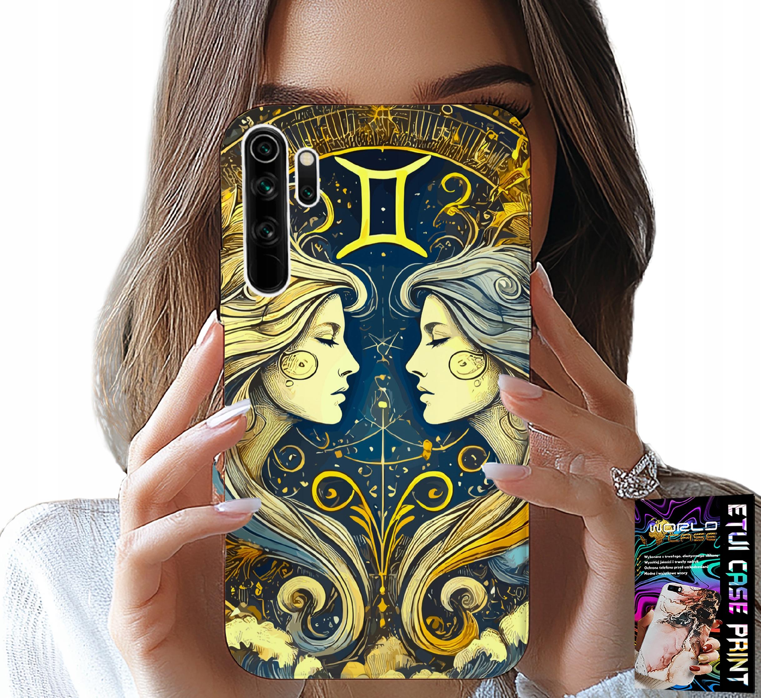 ETUI DO XIAOMI NOTE 8 - ZNAK ZODIAKU, BLIŹNIĘTA ASTRONOMIA CASE