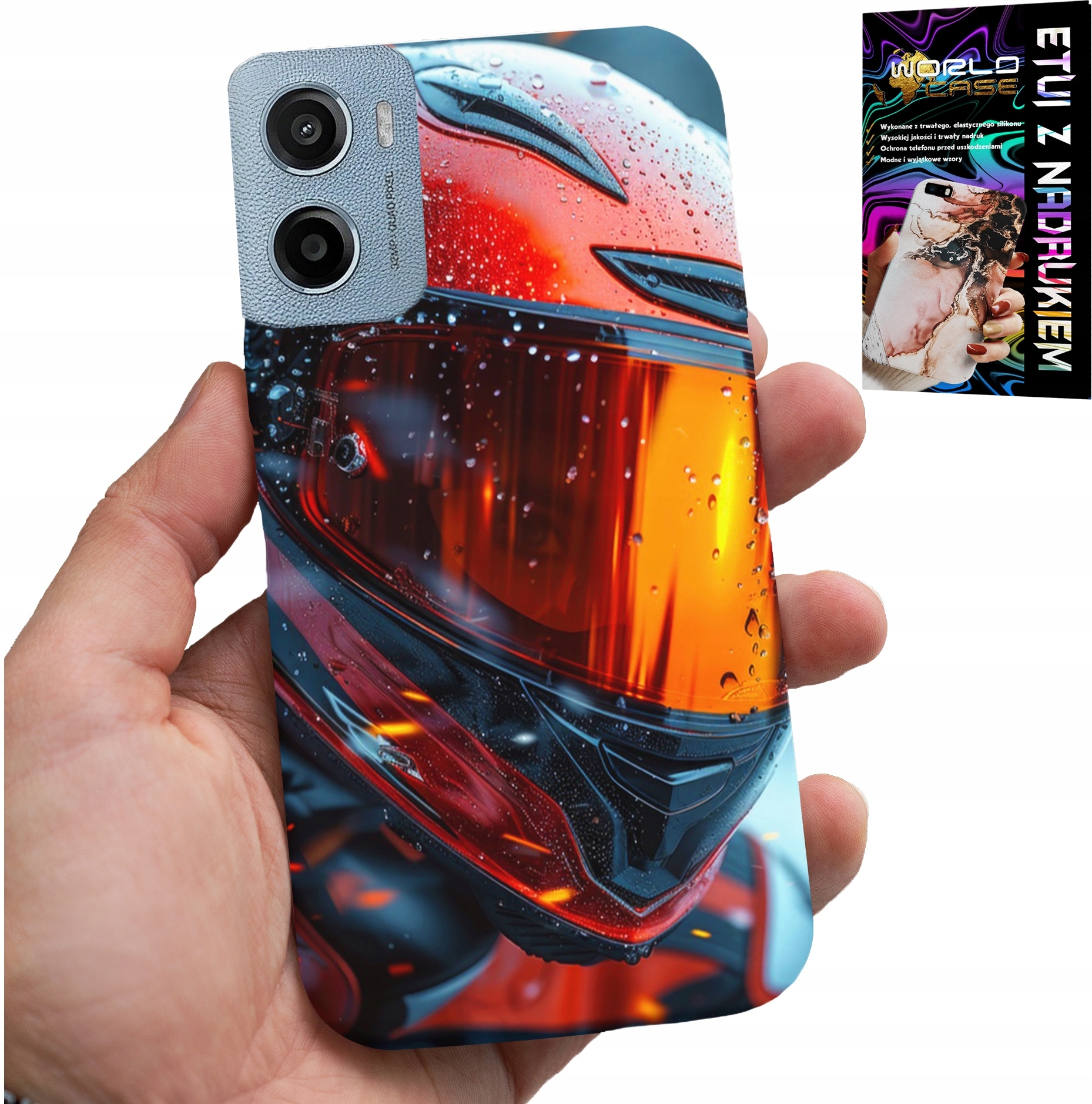 ETUI DO MOTOROLA E15 / G05 - MOTOR, FAN MOTOCYKL KASK MOTOCYKLISTA