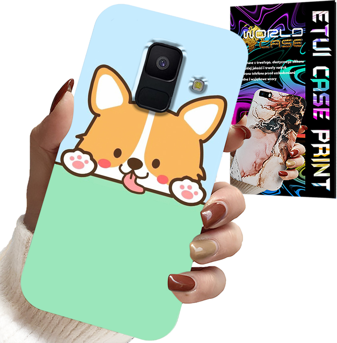 ETUI DO SAMSUNG A6 2018 - SŁODKI PIESEK WZORY Z BAJEK POKROWIEC