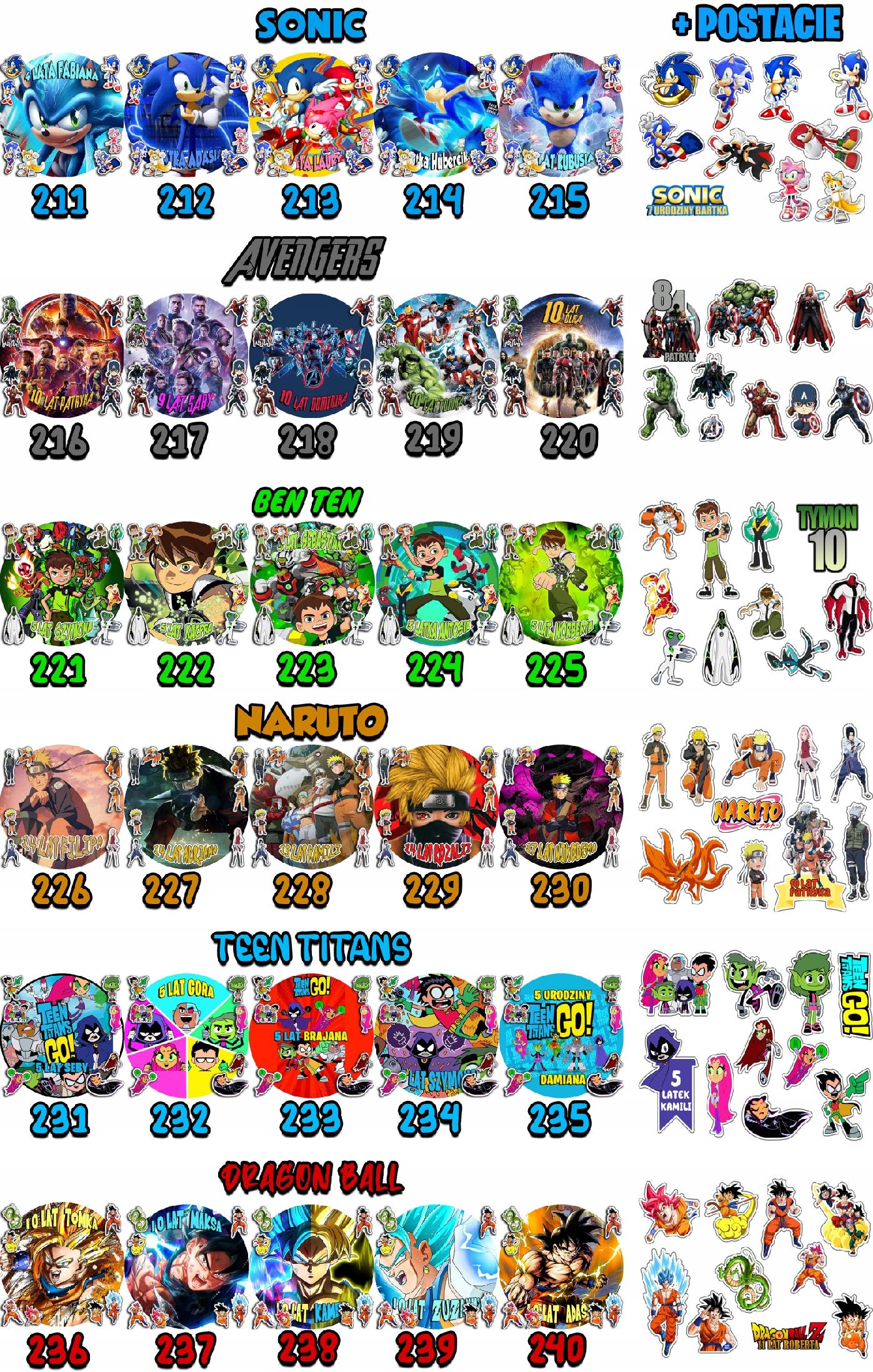 ZESTAW OPŁATEK NA TORT 20CM + 17 POSTACI - KOTEK KOT KOTKI + IMIĘ 15CM 18CM