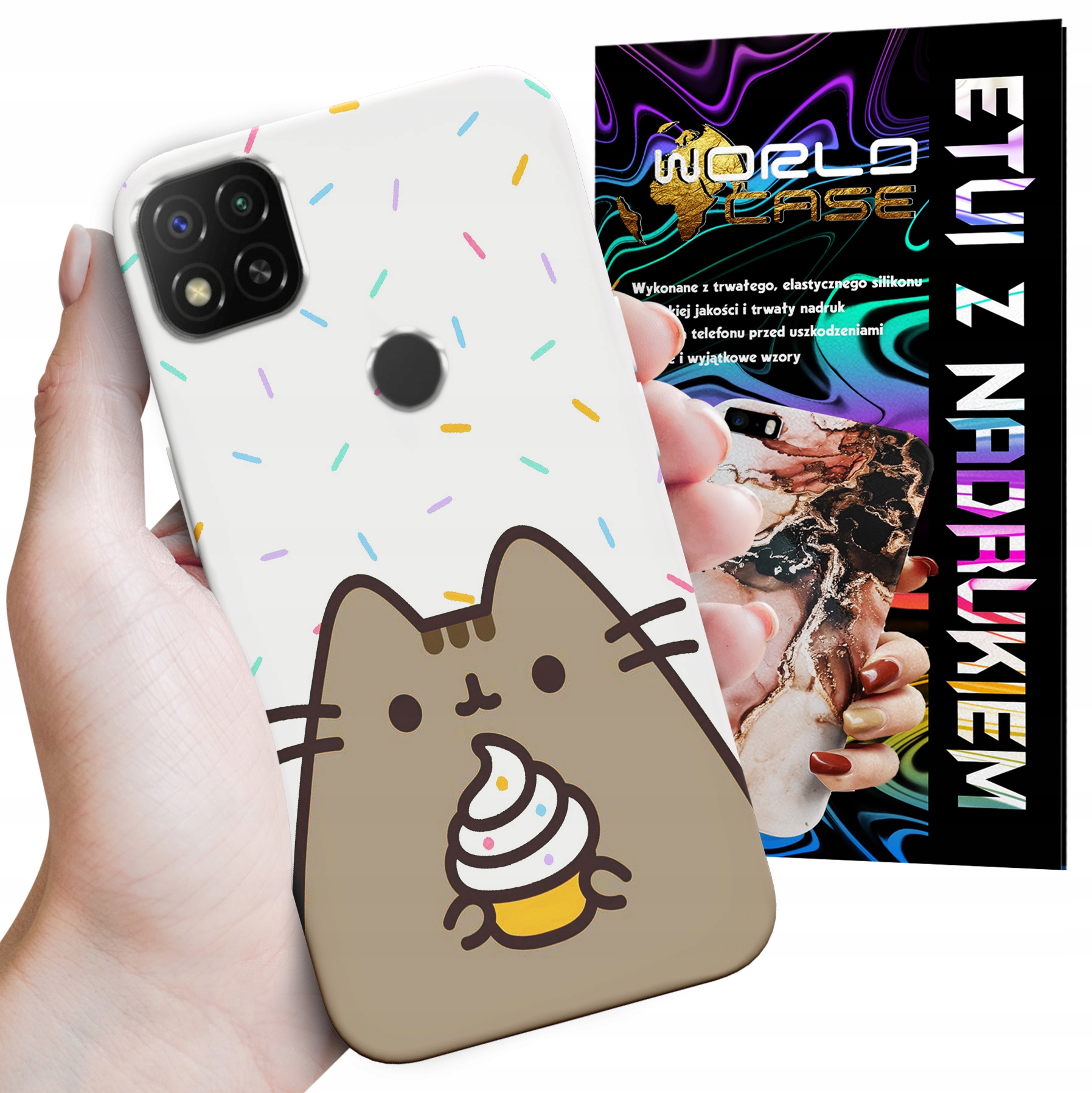 ETUI CASE DO XIAOMI REDMI 9C - SŁODKI KOTEK KOT OBUDOWA PLECKI