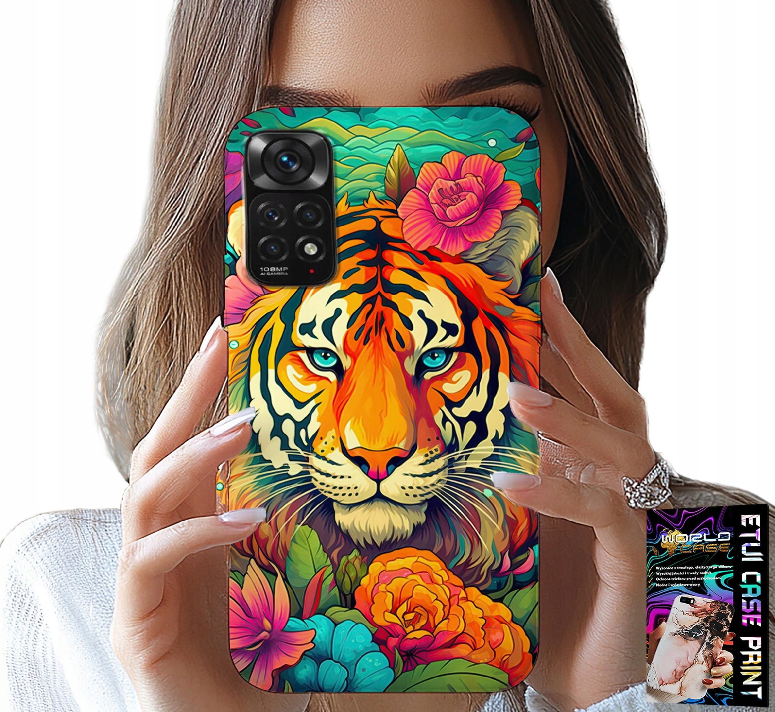 ETUI DO XIAOMI NOTE 11 PRO - ZWIERZĘCE WZORY TYGRYS TYGRYSEK CASE
