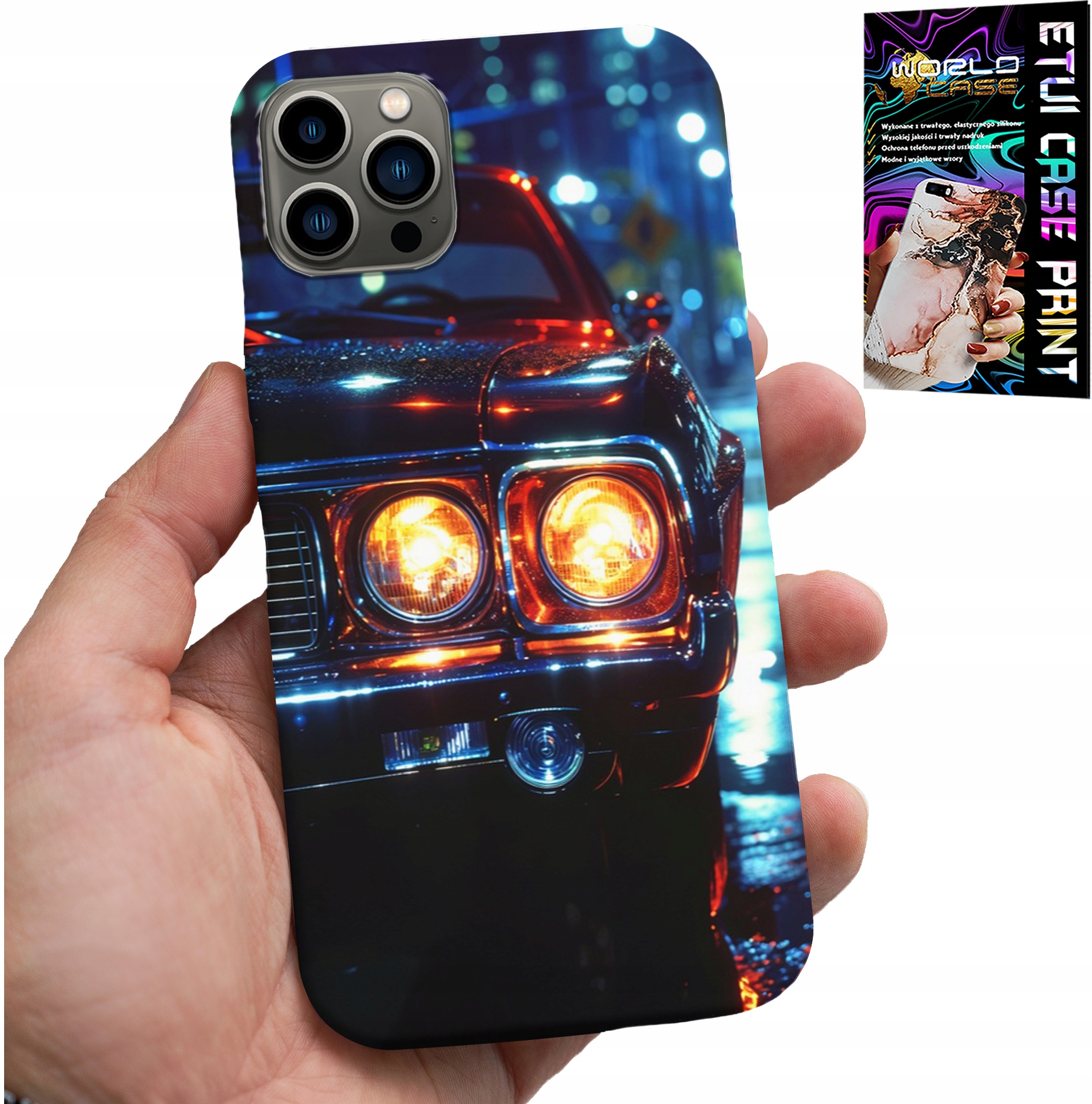 ETUI DO IPHONE 12 PRO - KLASYCZNE AUTA KLASYKI MOTORYZACJI WZORY