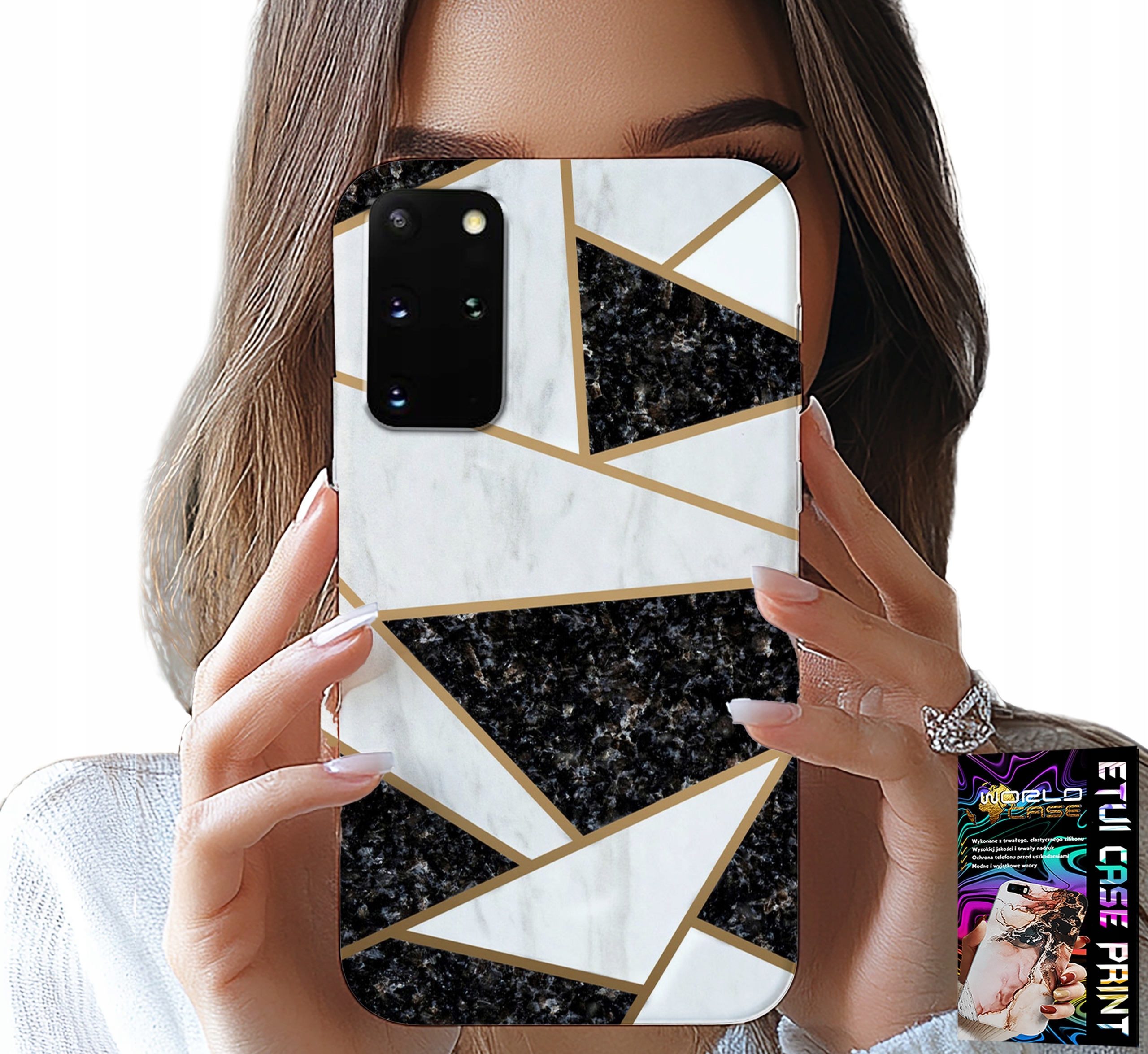 ETUI DO SAMSUNG GALAXY S20 PLUS - ELEGANCKIE MODNE WZORY CASE + FOLIA