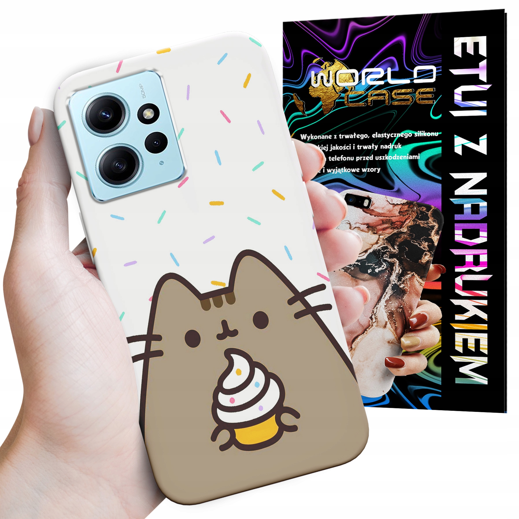 ETUI CASE DO XIAOMI NOTE 12S 4G - SŁODKI KOTEK KOT OBUDOWA PLECKI