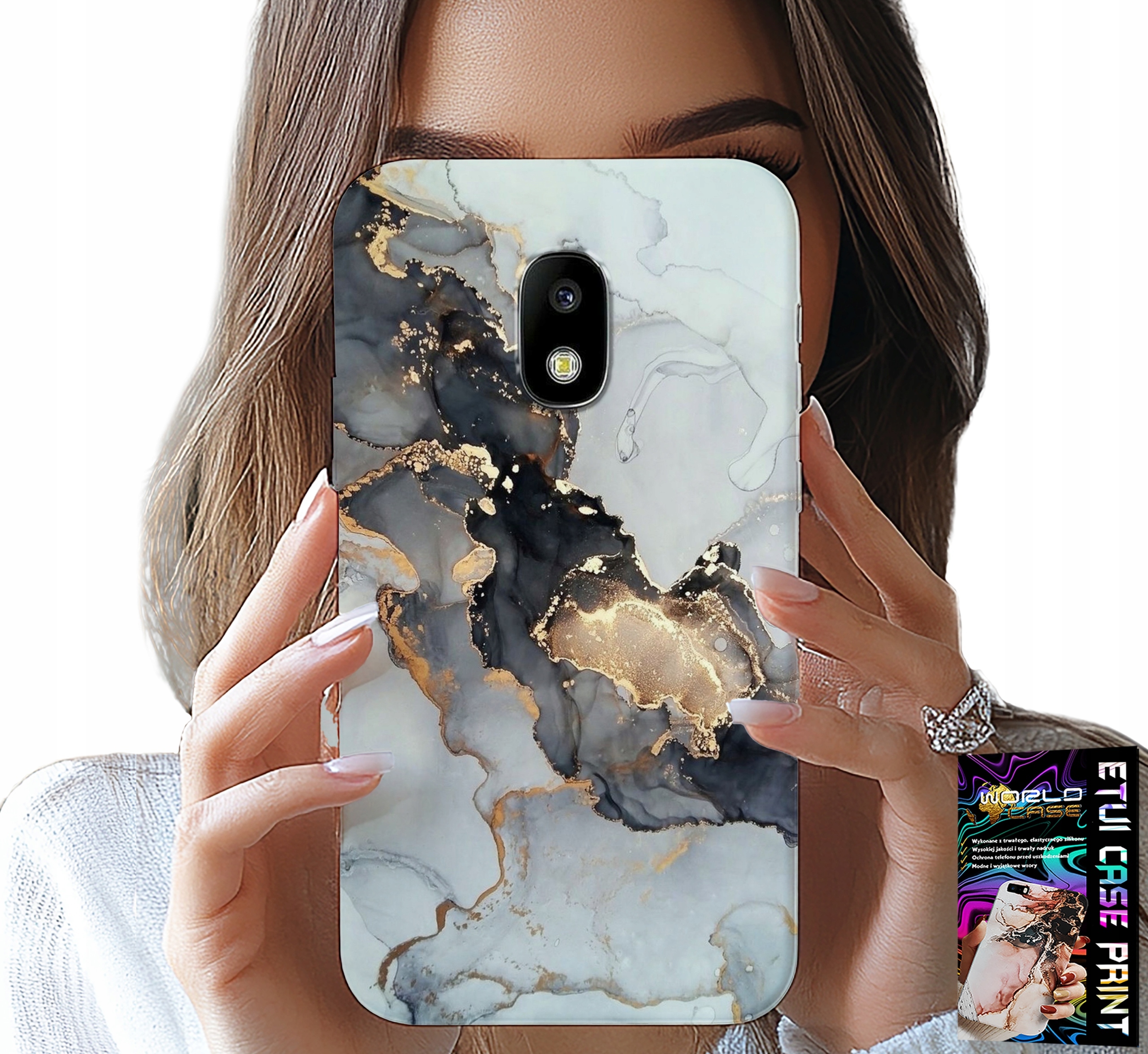 ETUI DO SAMSUNG GALAXY J5 2017 - ELEGANCKI MARMUREK MODNE KOBIECE WZORY