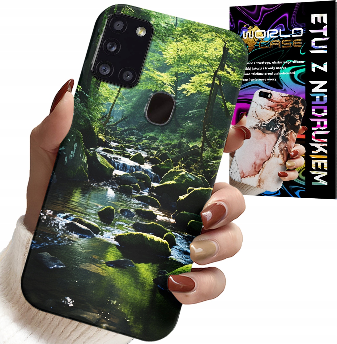 ETUI DO SAMSUNG GALAXY A21s - LAS RZEKA STRUMIEŃ PRZYRODA WIDOKI