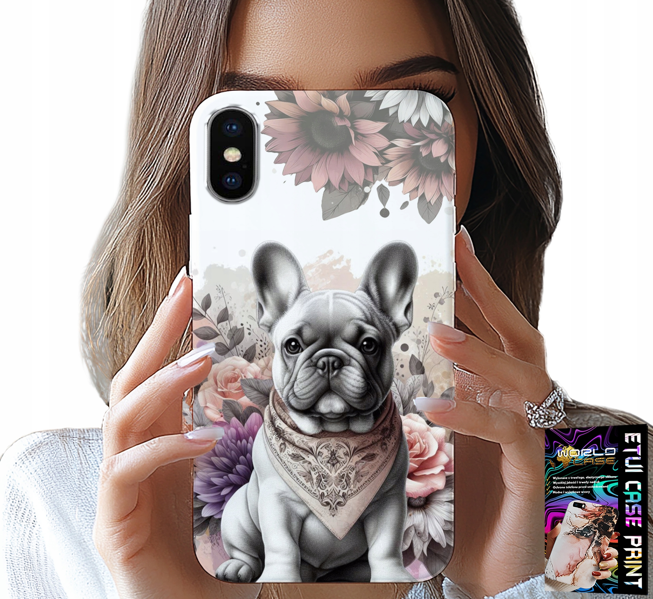 ETUI DO IPHONE XS MAX - BULDOG BULDOGI PIESKI RASY PSÓW PLECKI