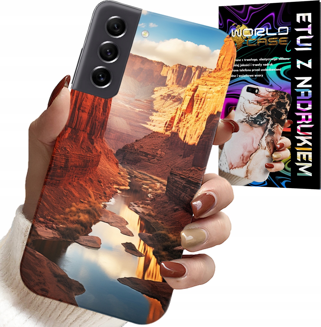 ETUI DO SAMSUNG GALAXY S22 PLUS - WIELKI KANION PUSTYNIA PIĘKNE WZORY CASE