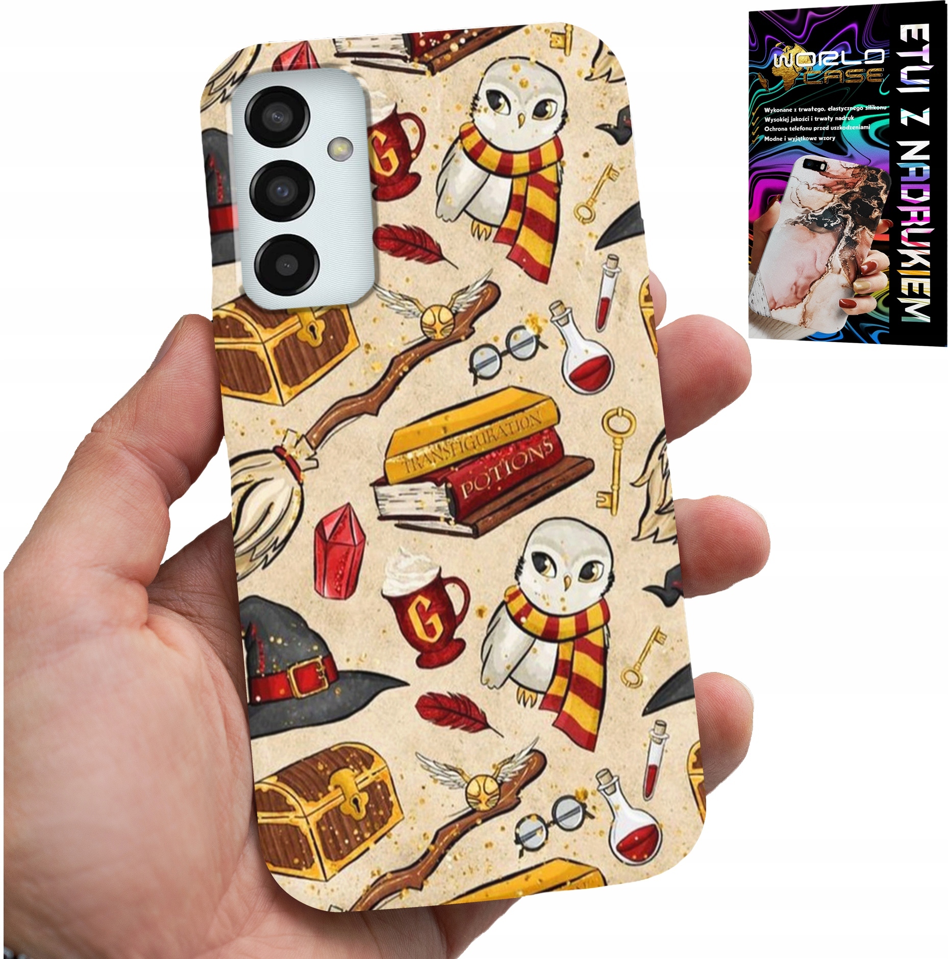 ETUI DO SAMSUNG GALAXY M23 - CASE DLA FANA MAGII MAGÓW RÓŻDŻKA +SZKŁO