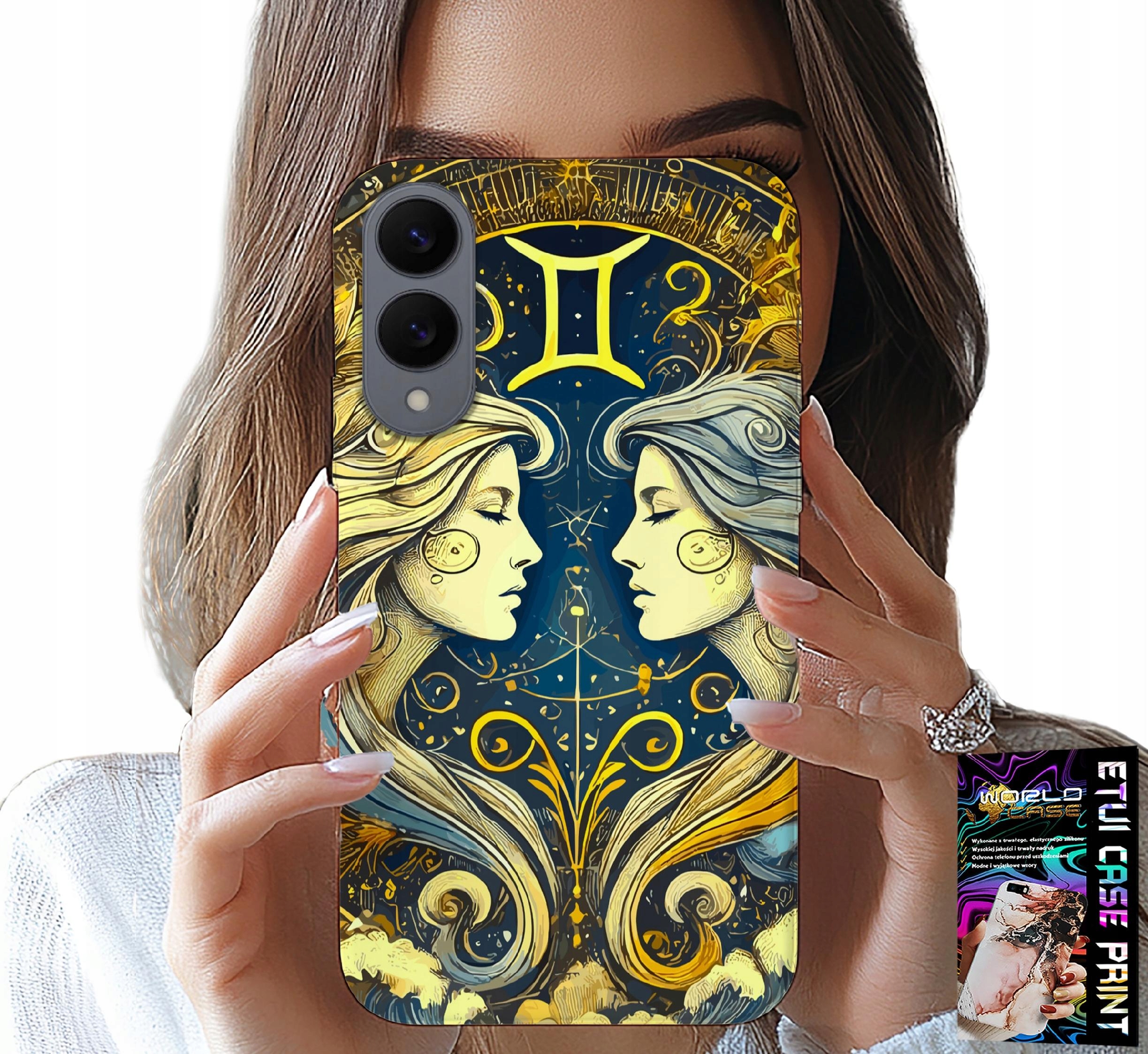 ETUI DO SAMSUNG GALAXY S25 EDGE - ZNAK ZODIAKU, BLIŹNIĘTA ASTRONOMIA CASE