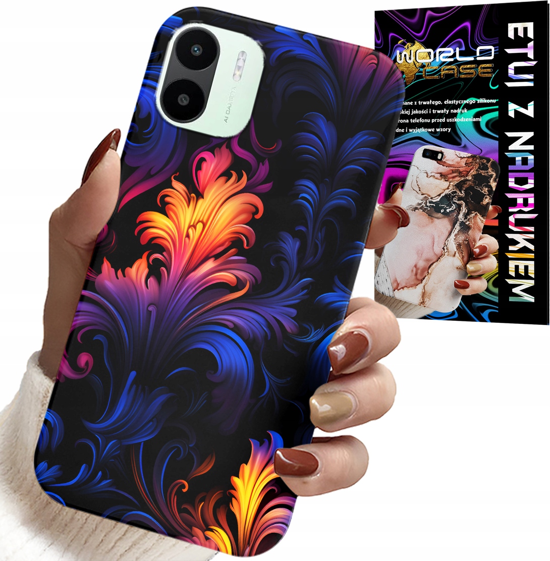 ETUI DO XIAOMI REDMI A1 - ABSTRAKCYJNE KOLOROWE WZORY + FOLIA