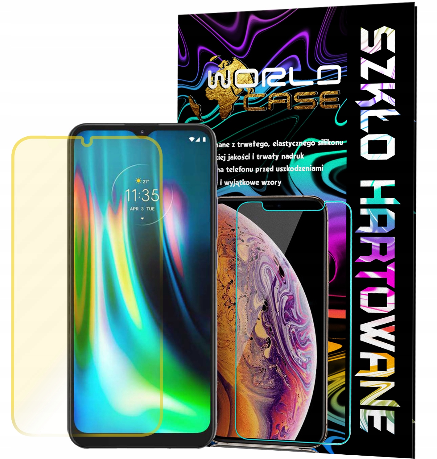 SZKŁO HARTOWANE DO MOTOROLA G9 PLAY / E7 PLUS NA EKRAN SZKIEŁKO OCHRONNE