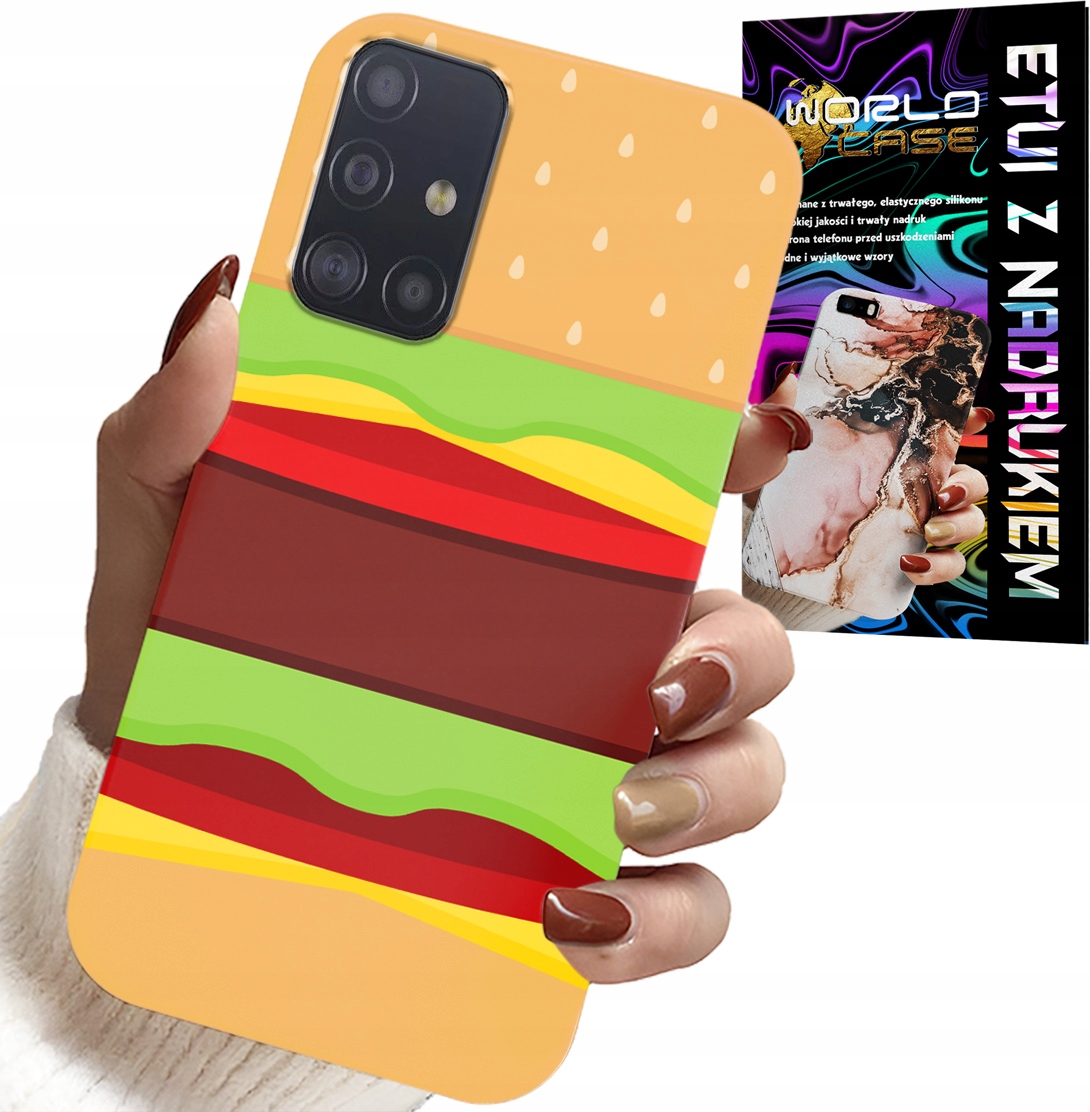 ETUI DO SAMSUNG GALAXY M31S - CASE BURGER CHEESEBURGER OBUDOWA PREZENT