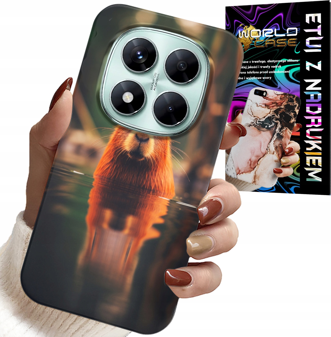 ETUI DO XIAOMI NOTE 14 PRO 5G - SŁODKA KAPIBARA, CAPIBARA, WIELE WZORÓW