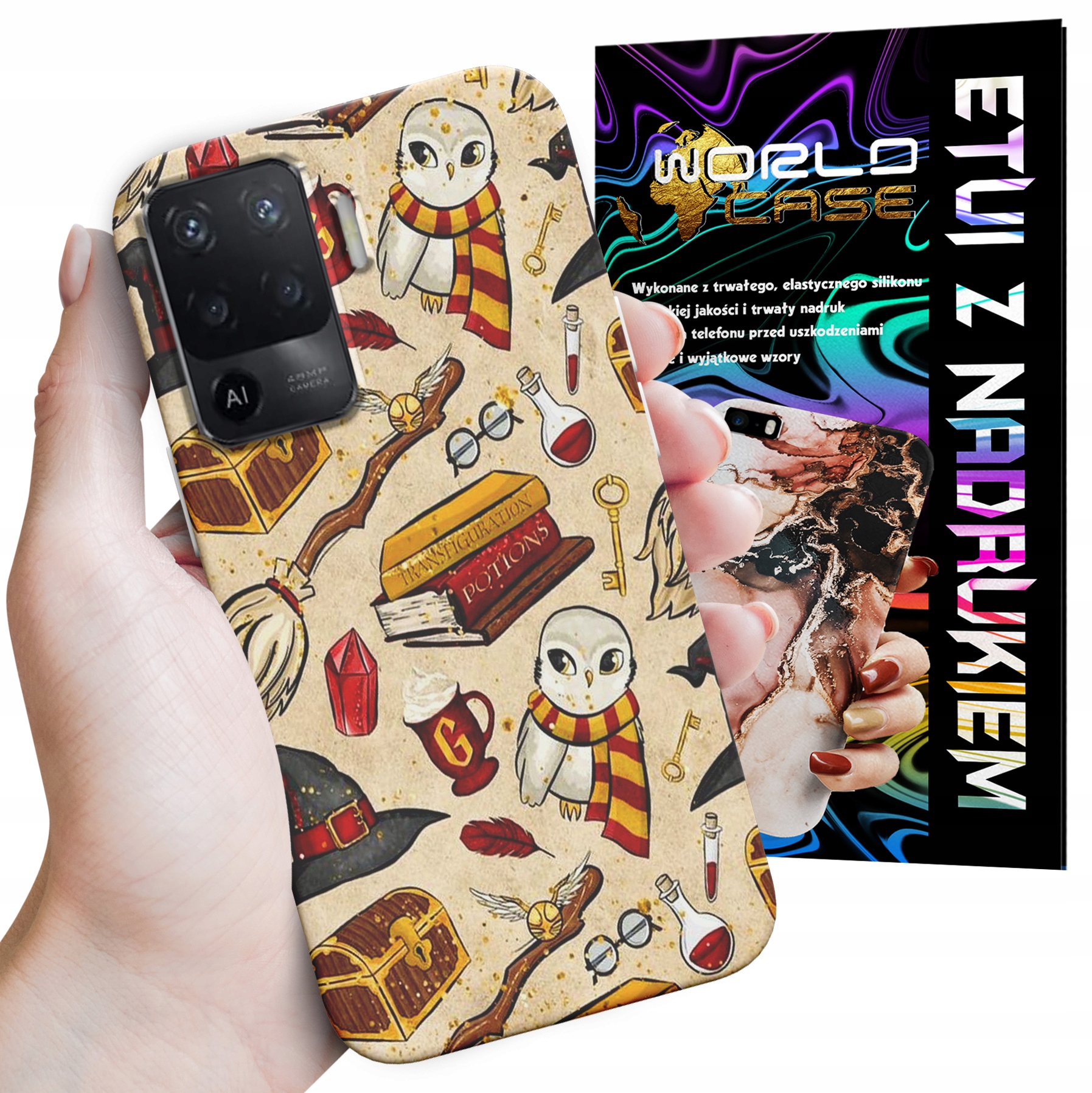 ETUI CASE DO OPPO F19 PRO - WZORY DLA FANÓW ŚWIATA MAGII