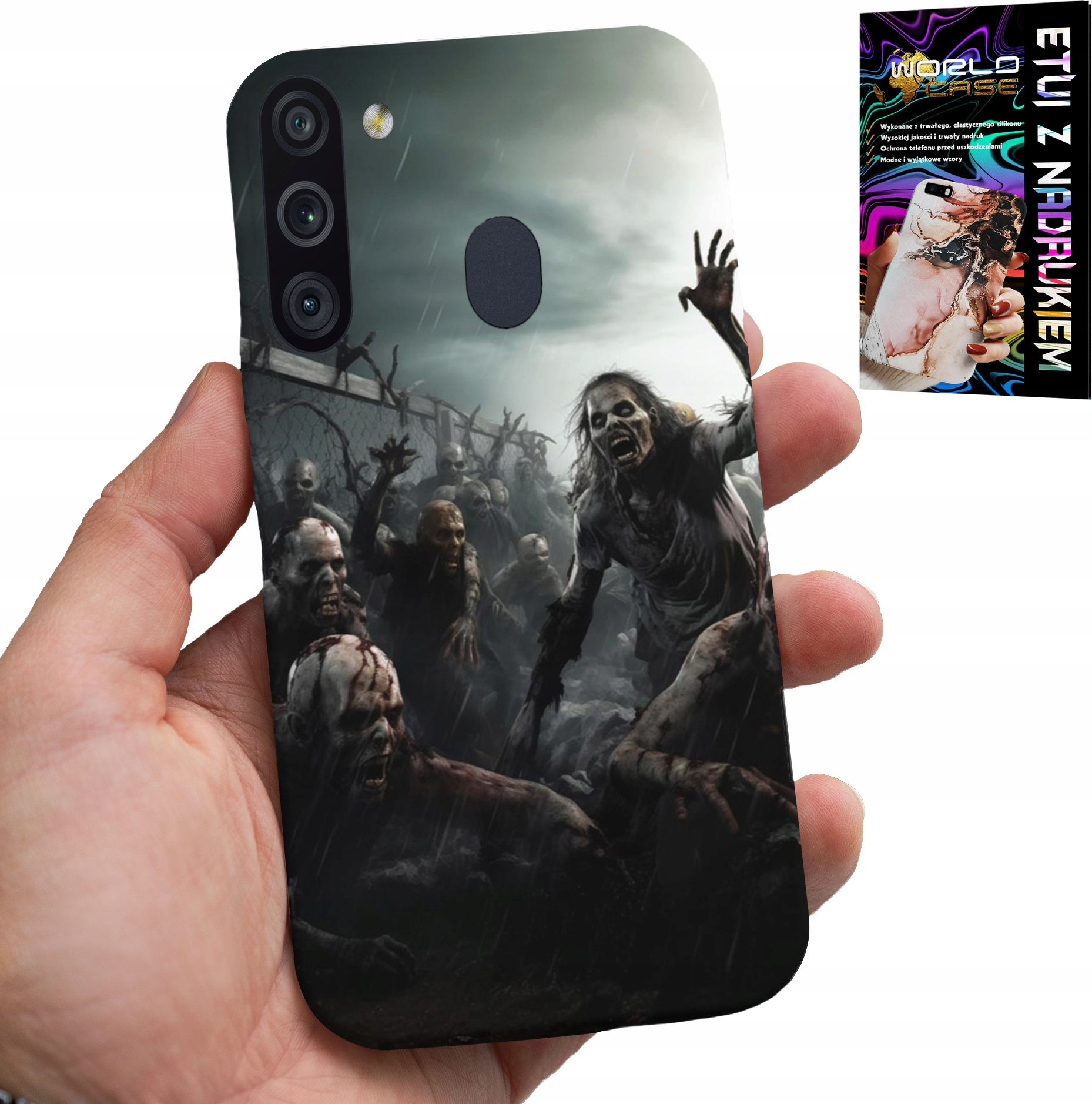 ETUI DO SAMSUNG GALAXY A21 - ZOMBI ZOMBIE ŻYWE TRUPY THE WALKING DEAD