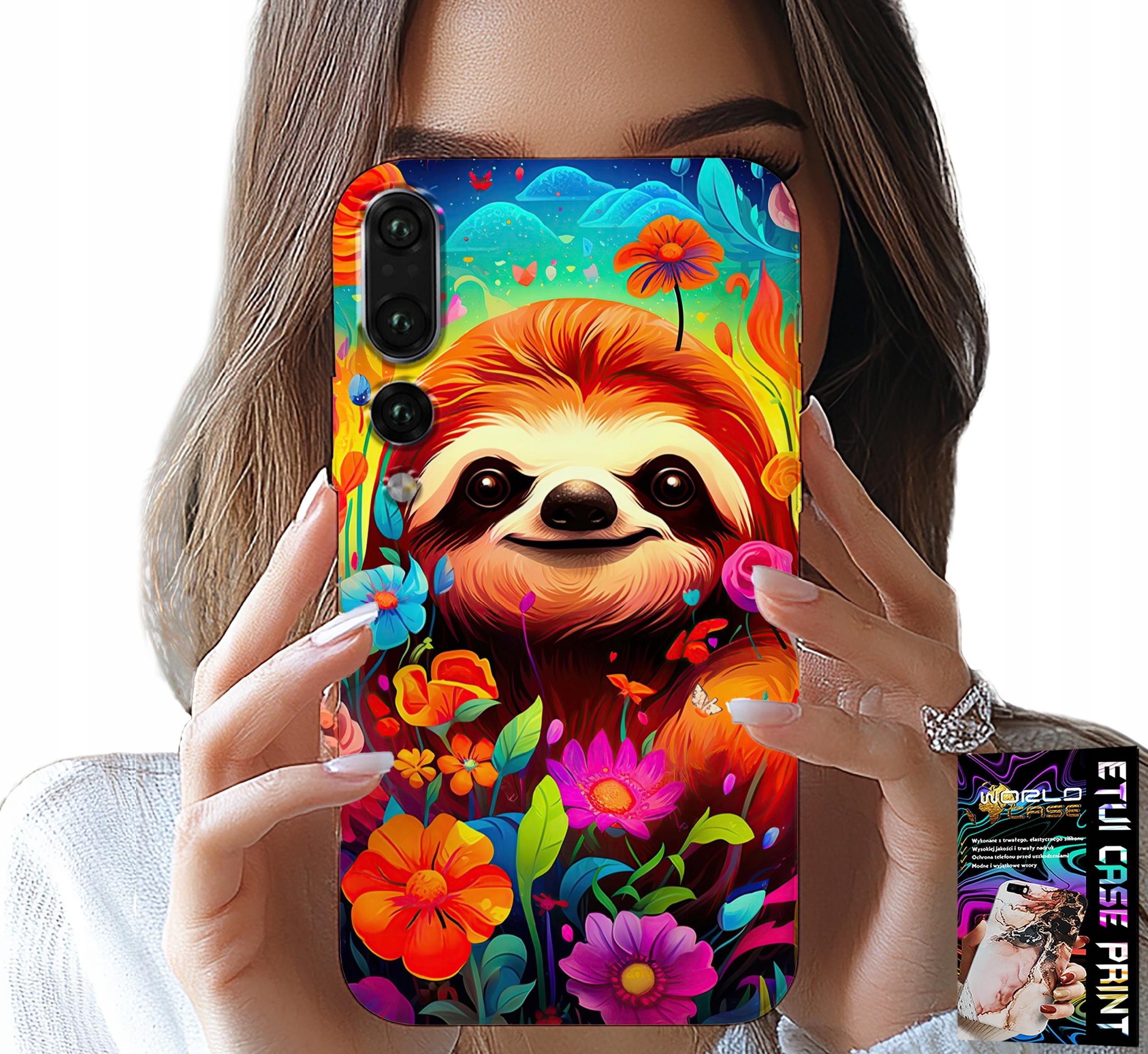 ETUI DO HUAWEI P20 PLUS - KOLOROWE WZORY KOALA ZWIERZĘTA + FOLIA