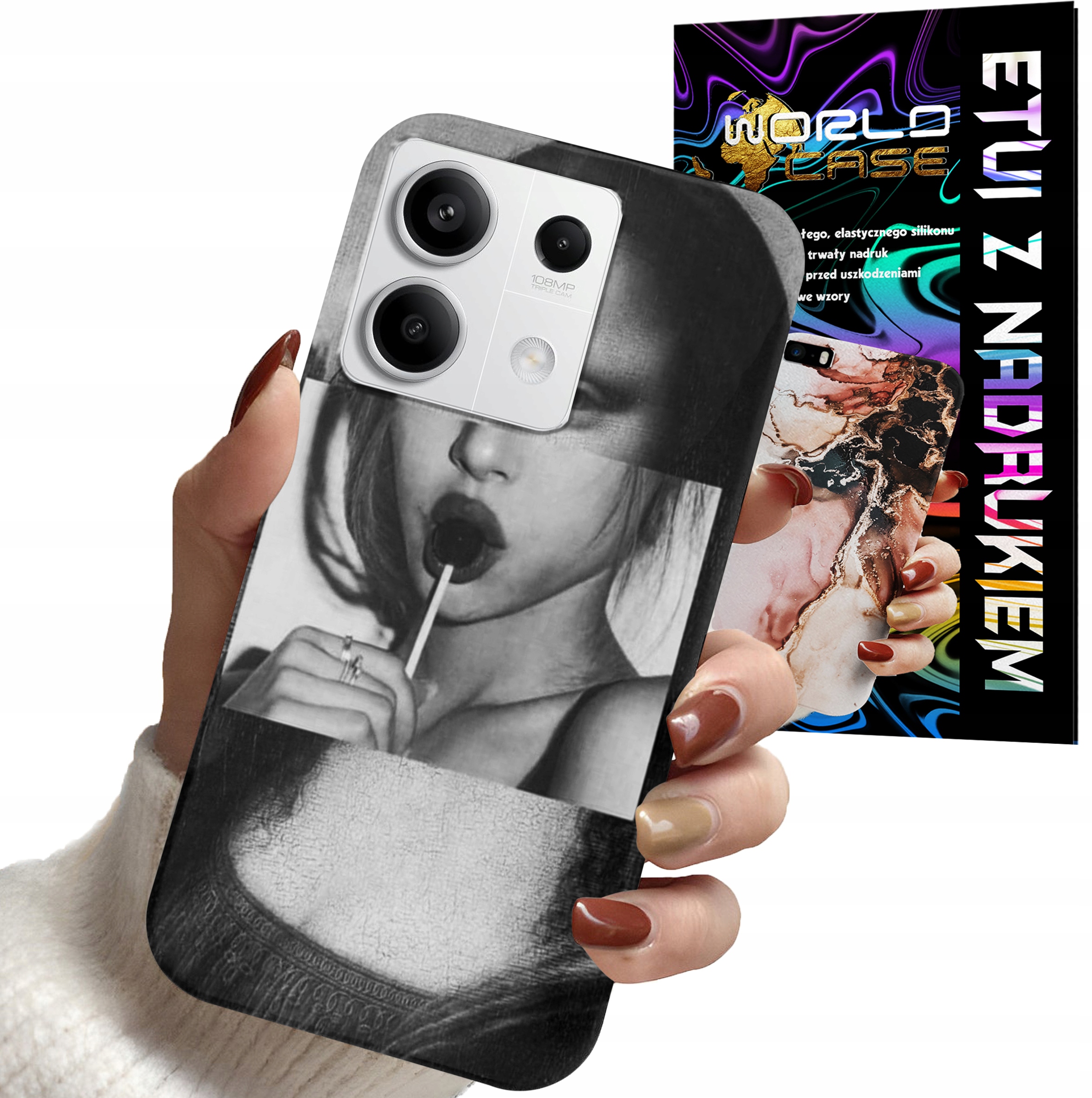 ETUI CASE DO XIAOMI NOTE 13 PRO 5G - MONA LISA WZORY KOBIET PLECKI OBUDOWA