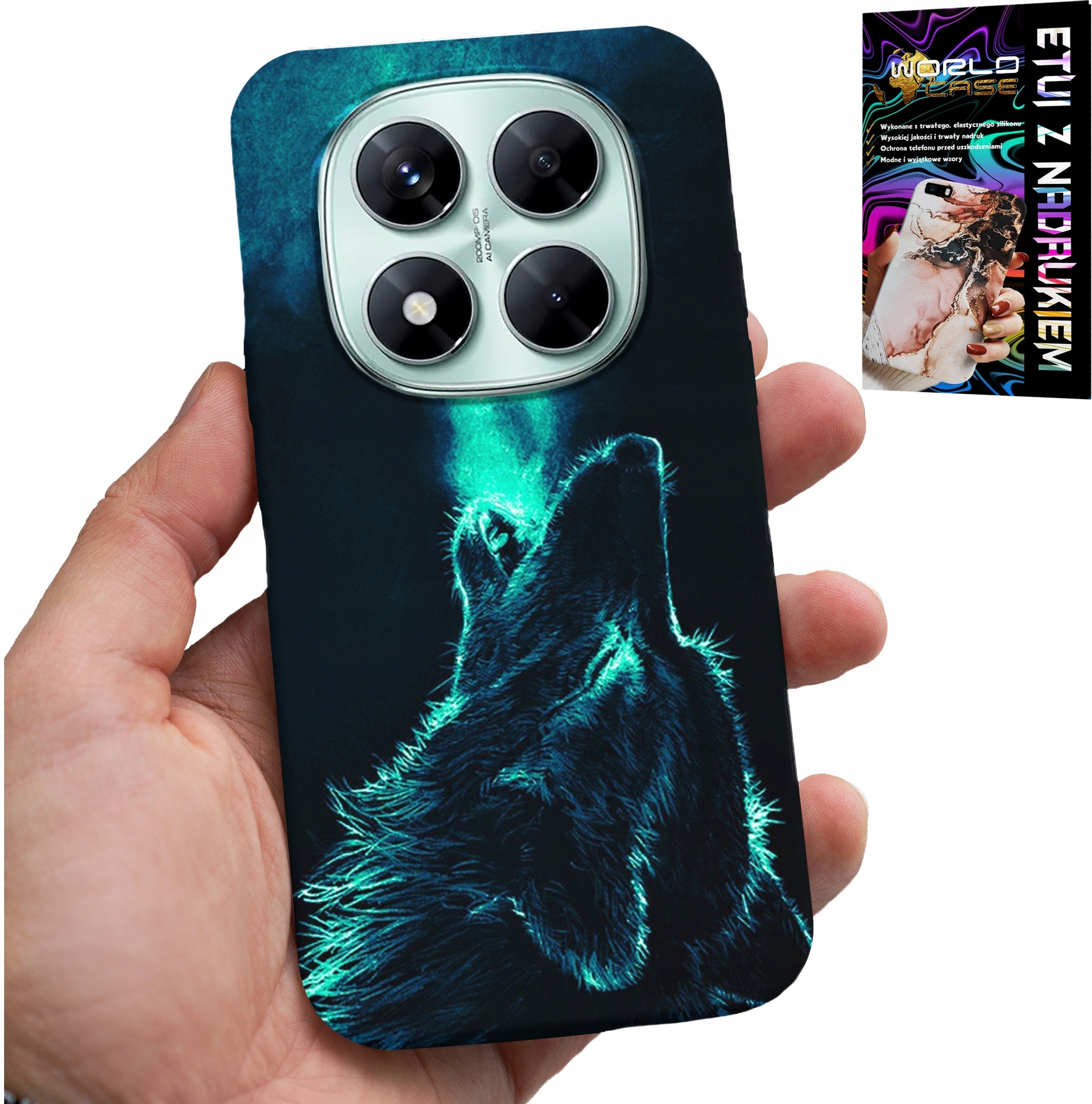 ETUI DO XIAOMI NOTE 14 PRO 5G - WILK WILKI WATAHA SUPER WZORY OBUDOWA