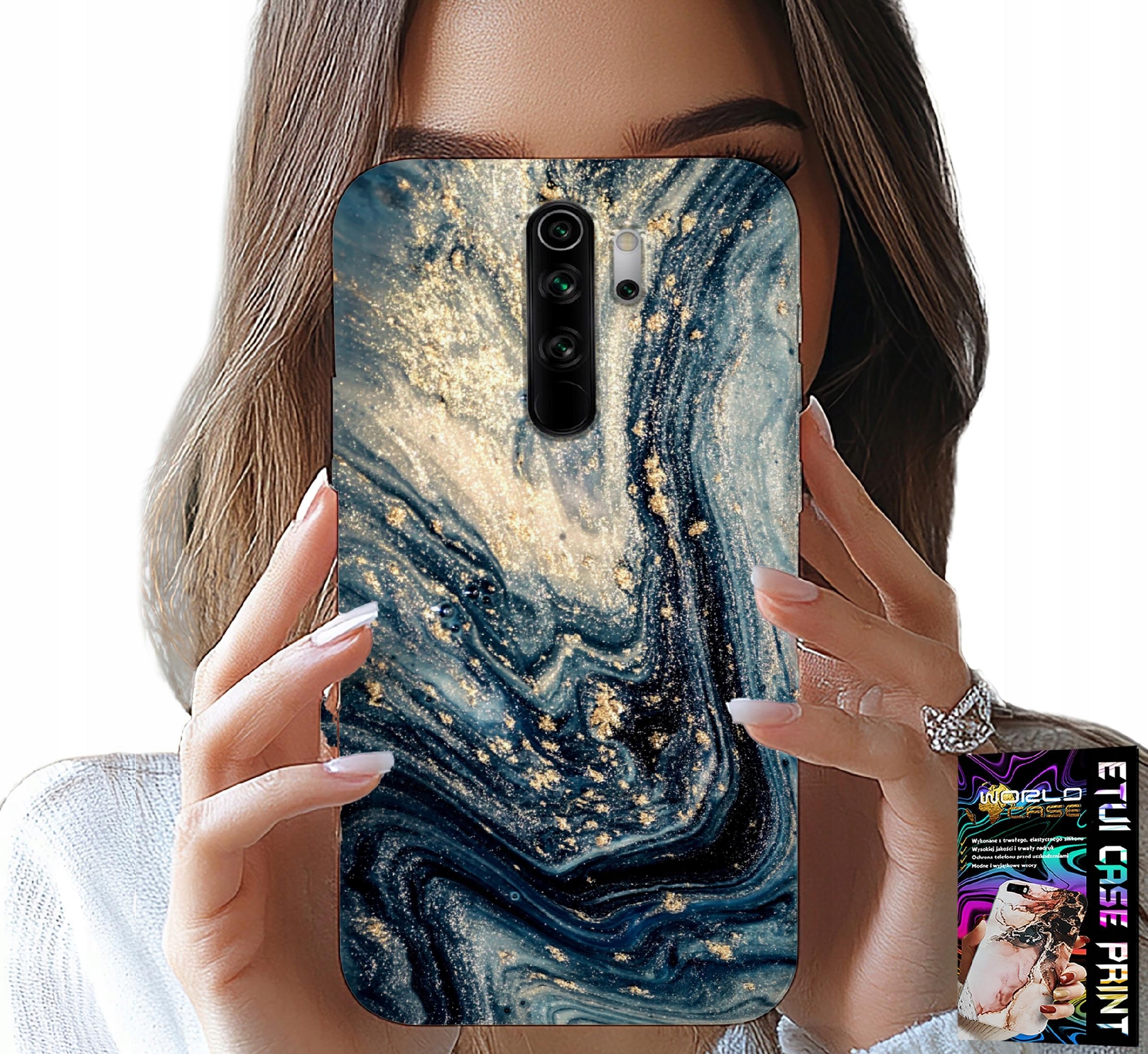 ETUI DO XIAOMI NOTE 8 PRO - KAMIENNE ELEGANCKIE WZORY OBUDOWA CASE