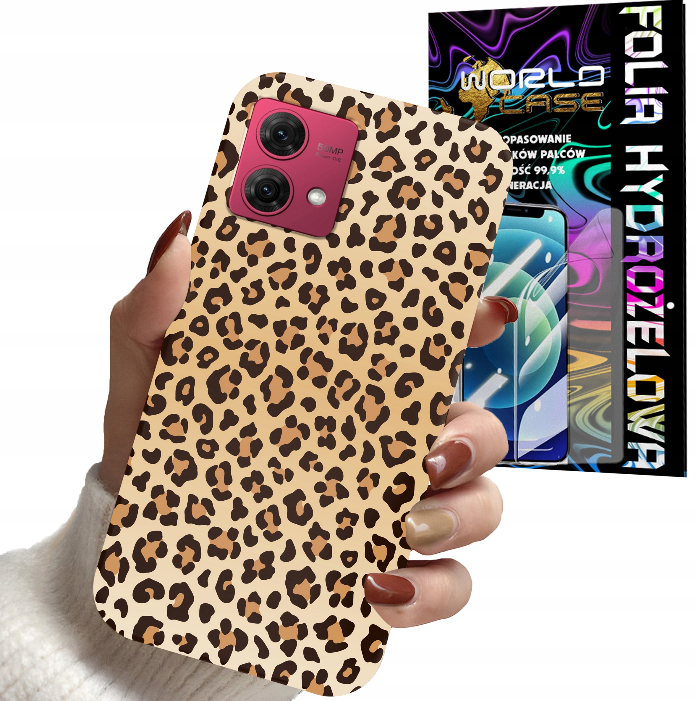 ETUI DO MOTOROLA EDGE 40 NEO - PANTERKA WZORKI MODNE WZORY + FOLIA