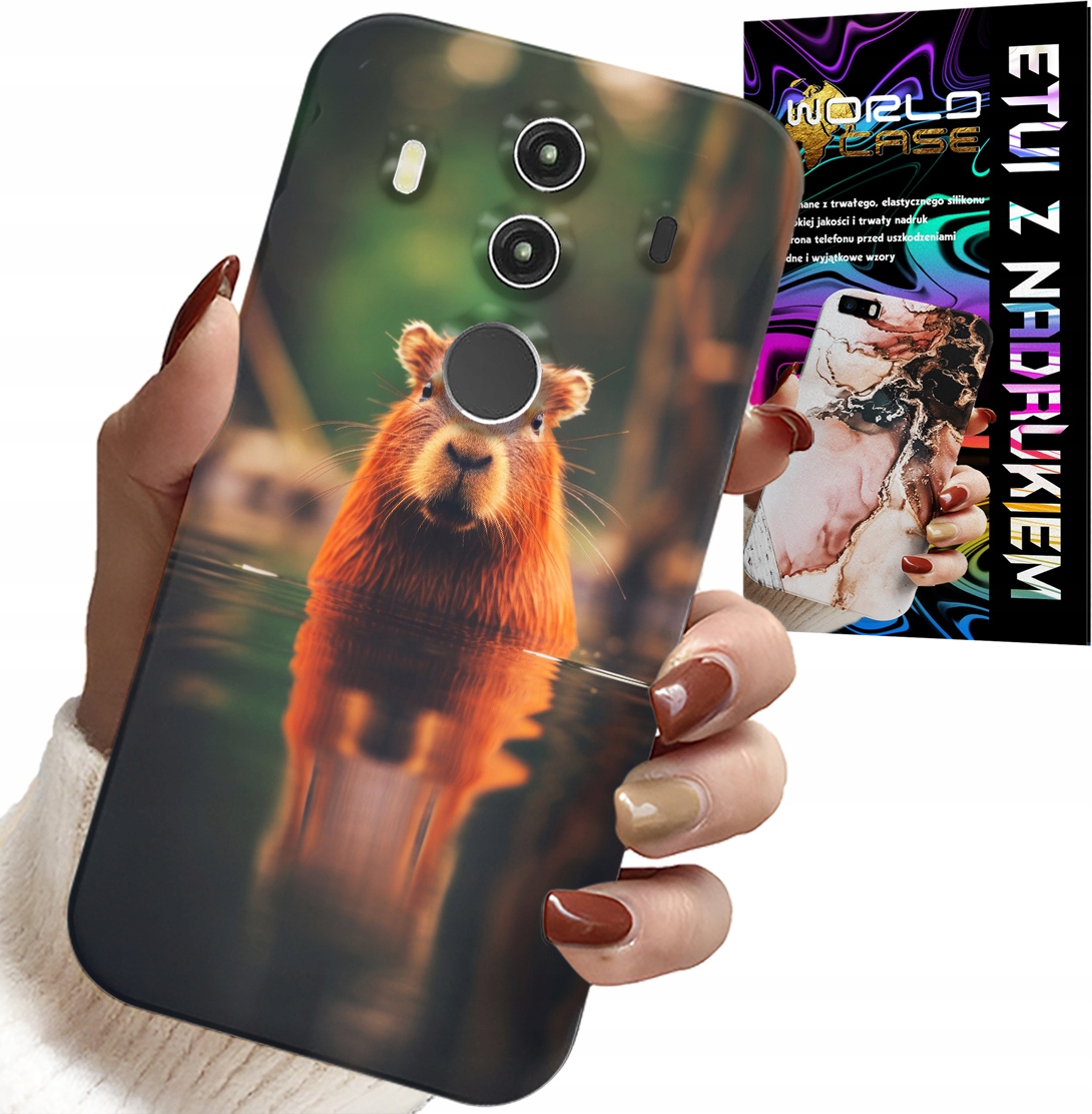 ETUI DO HUAWEI MATE 10 PRO - SŁODKA KAPIBARA, CAPIBARA, WIELE WZORÓW