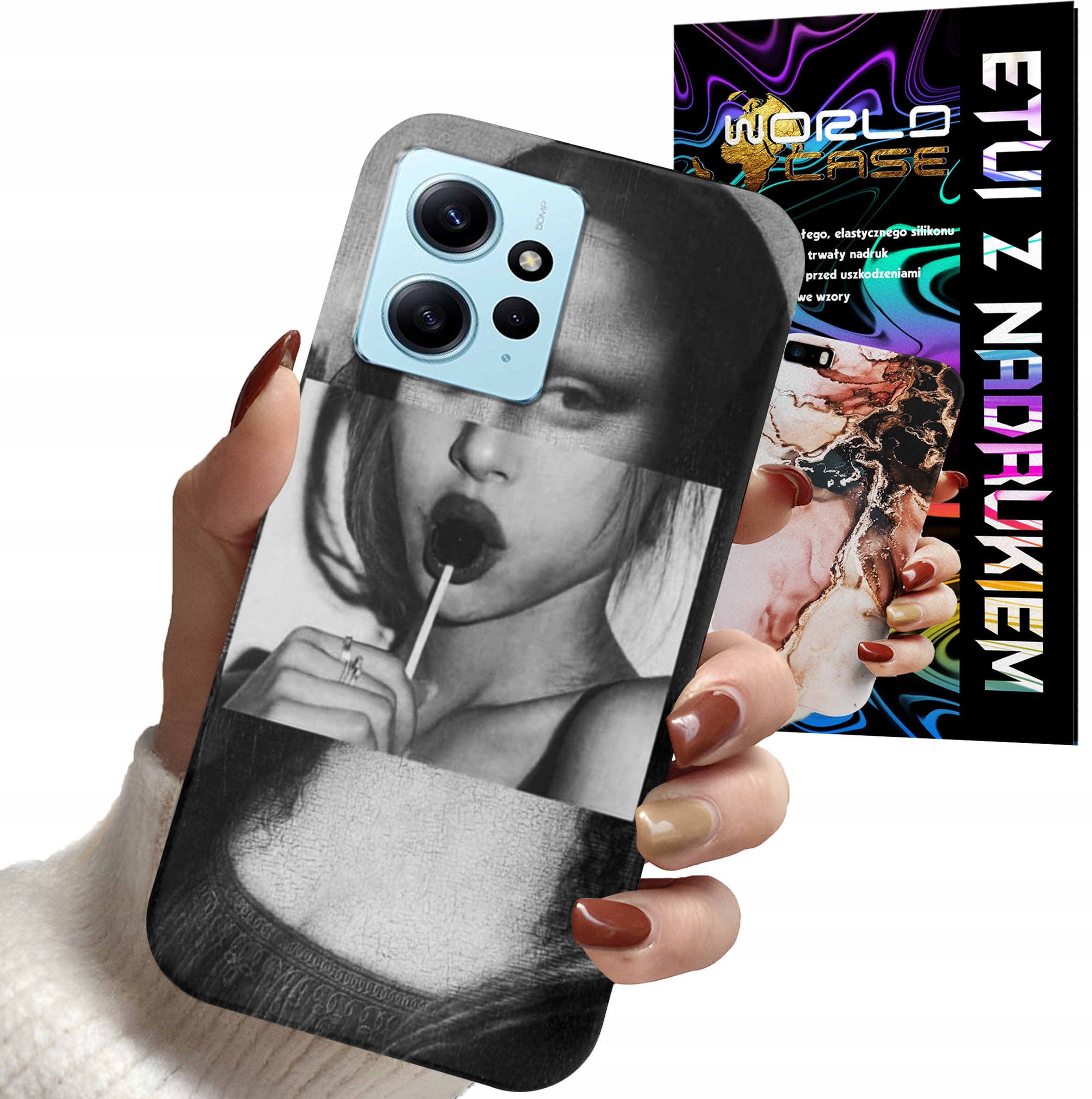 ETUI CASE DO XIAOMI NOTE 12S 4G - MONA LISA WZORY DLA KOBIET PLECKI OBUDOWA