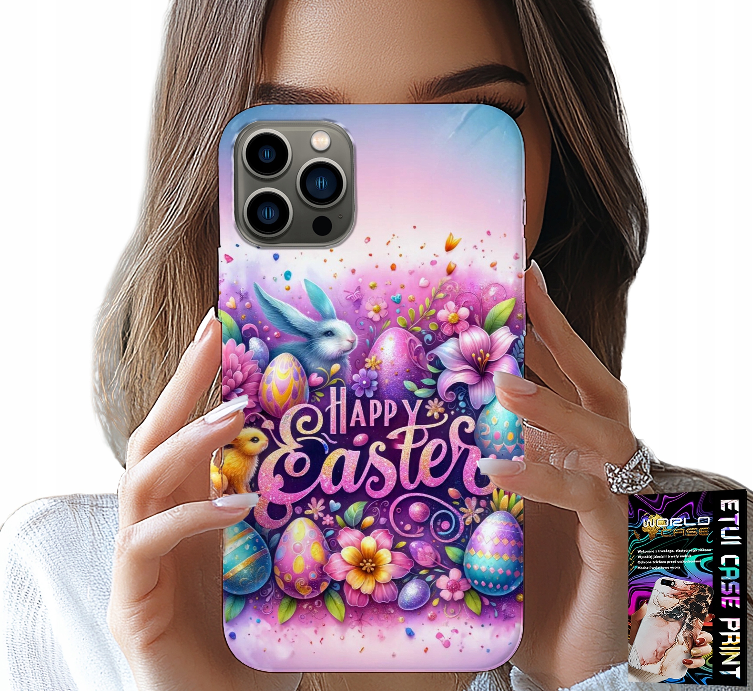 ETUI DO IPHONE 11 PRO MAX - WESOŁEGO JAJKA, WIELKANOC, PISANKI JAJKA